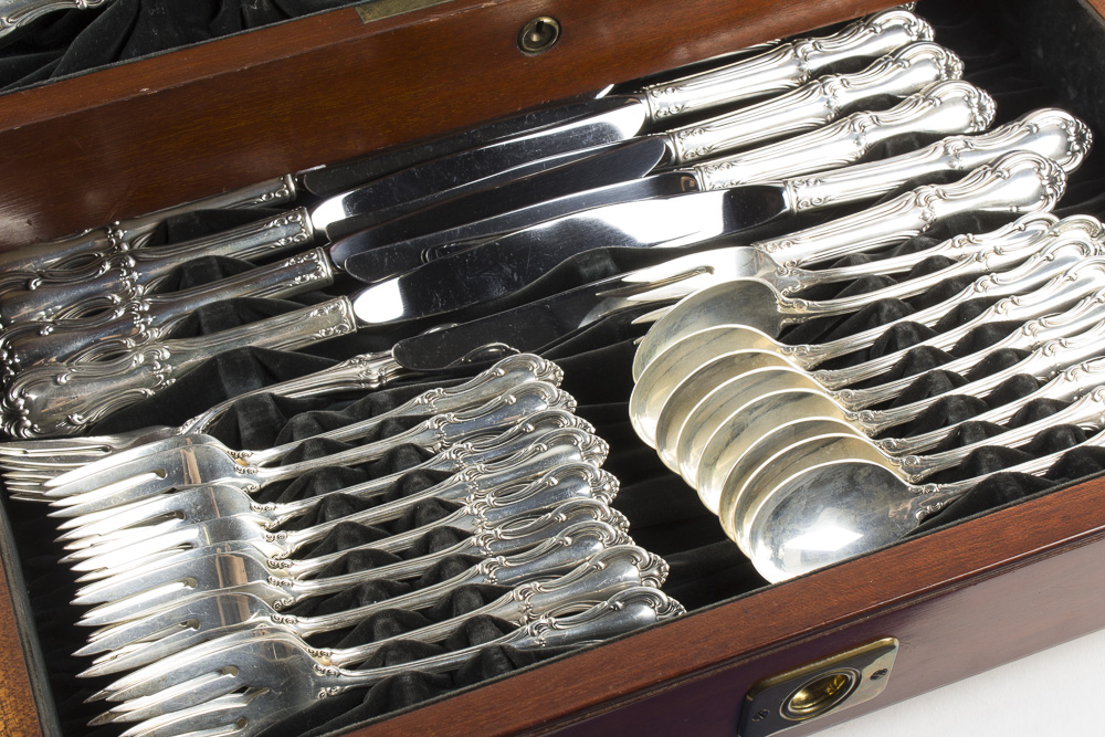 International Silver Co. "Joan of Arc" Sterling Silver Flatware