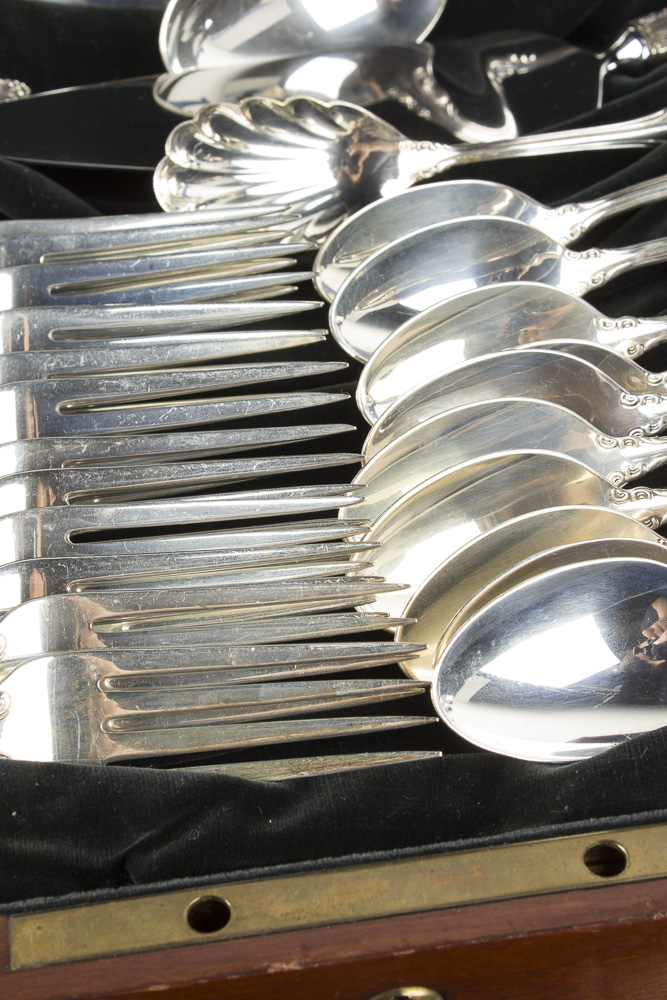 International Silver Co. "Joan of Arc" Sterling Silver Flatware