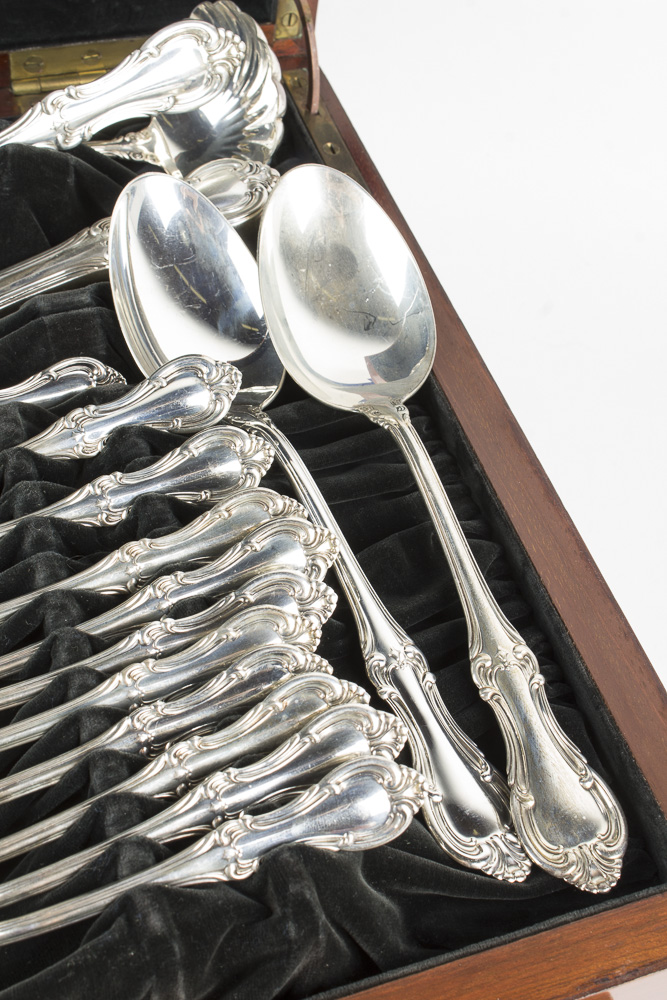 International Silver Co. "Joan of Arc" Sterling Silver Flatware