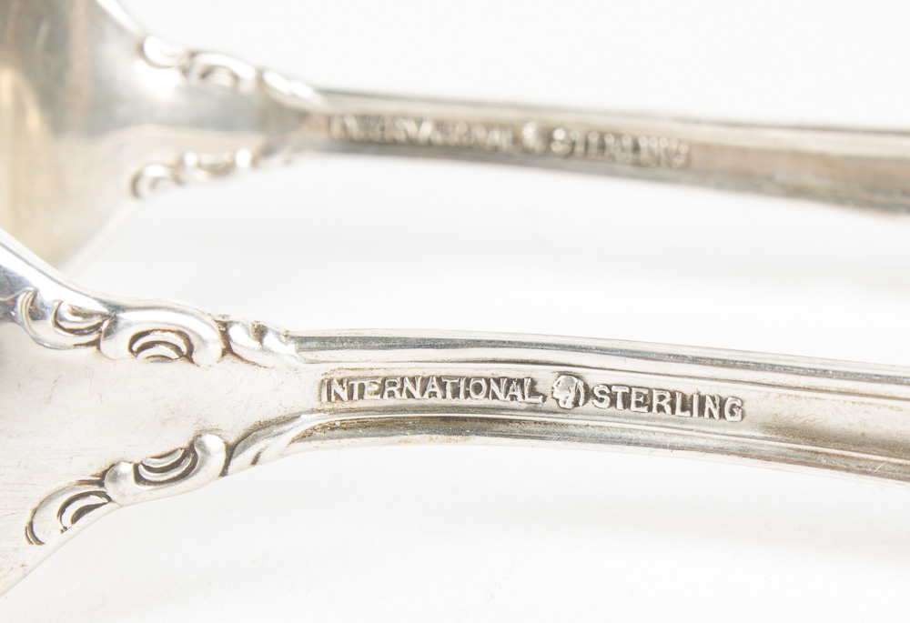 International Silver Co. "Joan of Arc" Sterling Silver Flatware