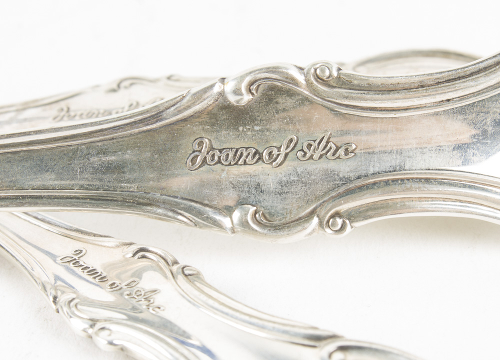 International Silver Co. "Joan of Arc" Sterling Silver Flatware