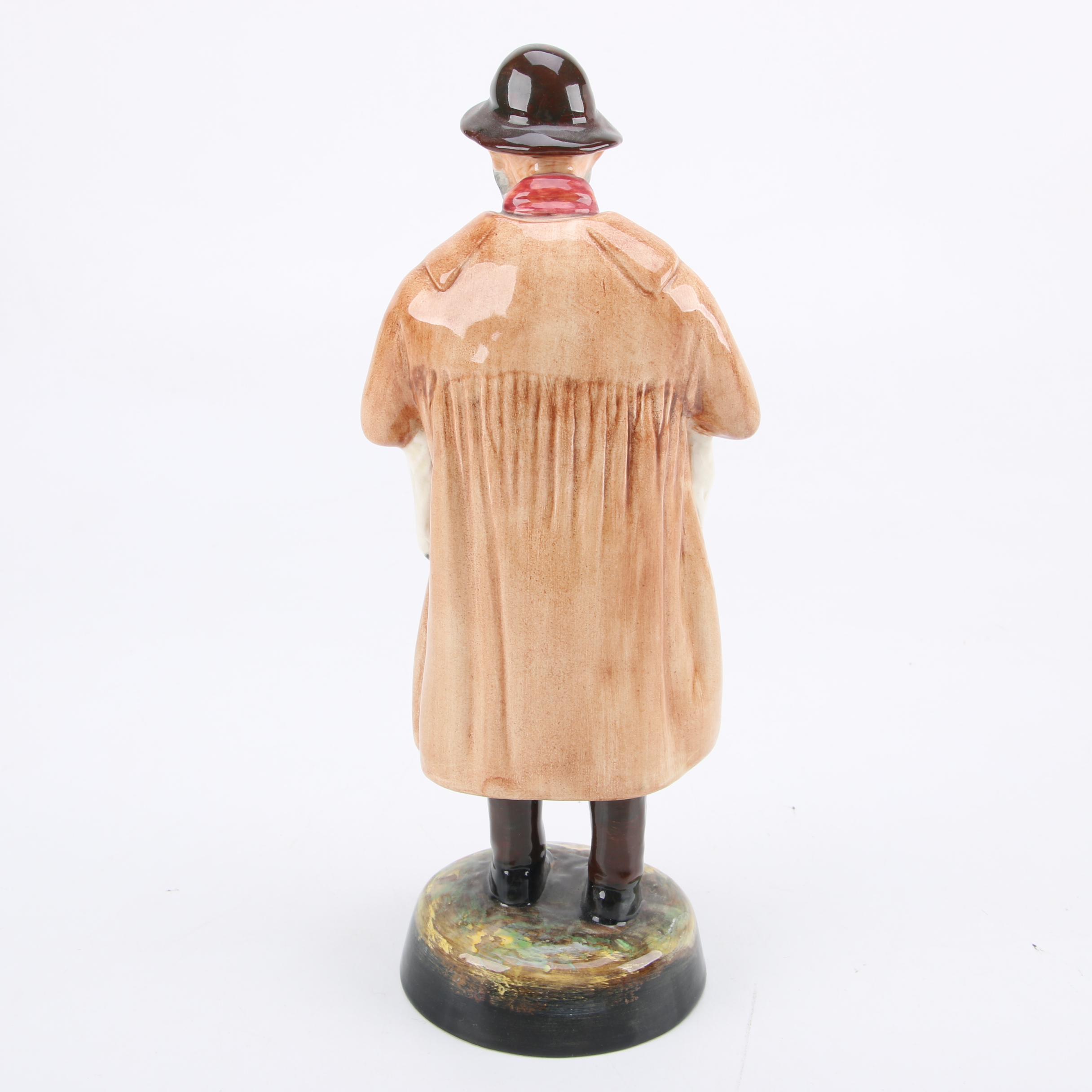 Royal Doulton "Lambing Time" and "Bridget" Porcelain Figurines