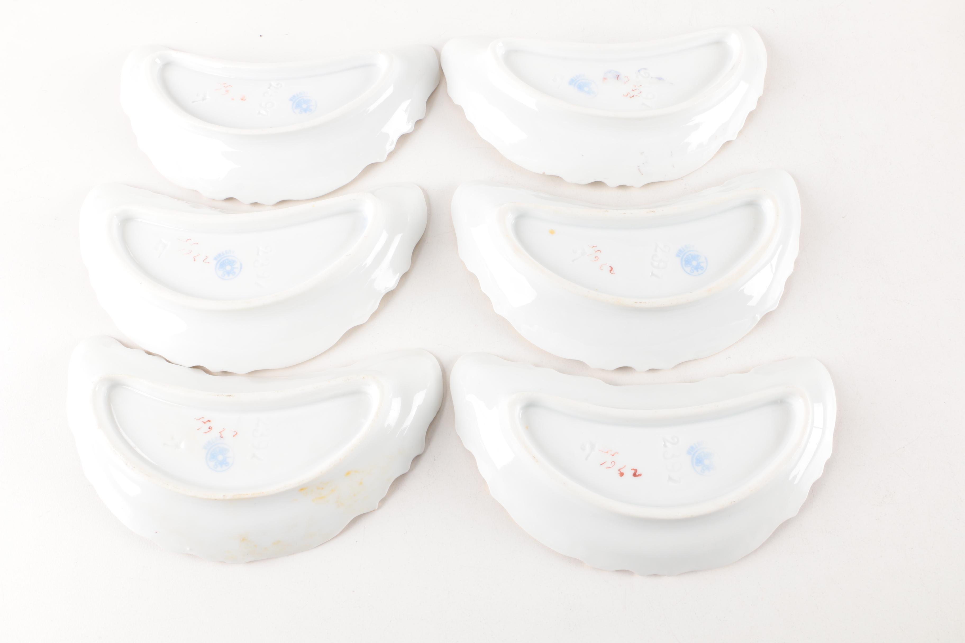 Antique L.S. & S. Porcelain and Earthenware Bone Dishes