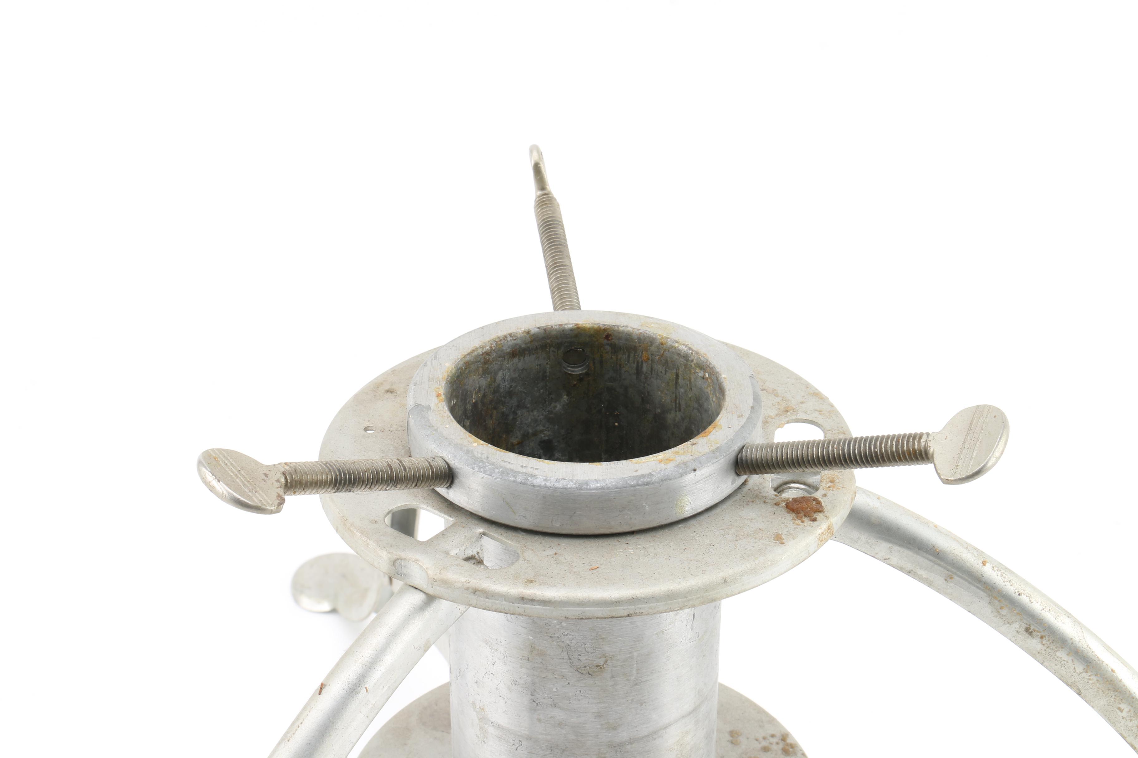 Vintage Metal Collapsible Tripod Christmas Tree Stand