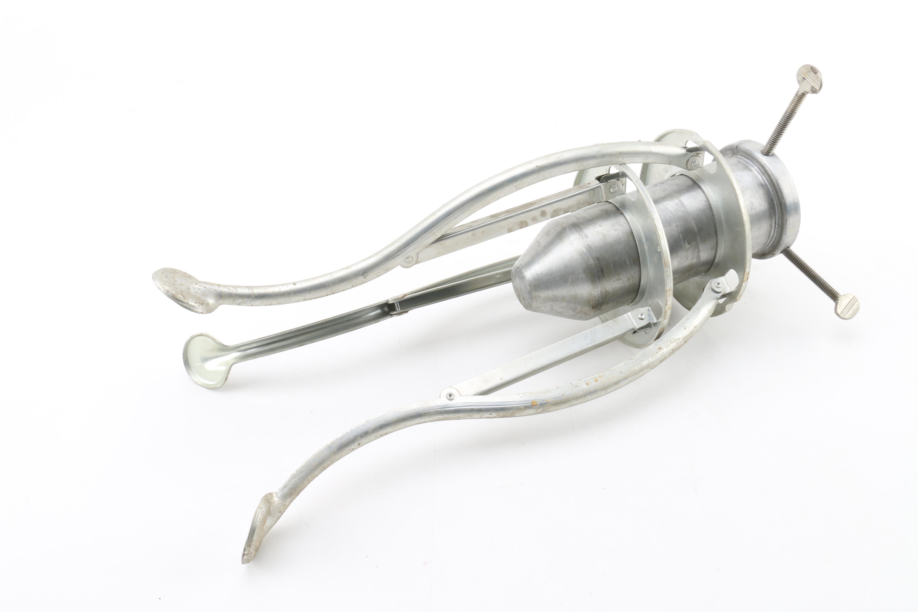 Vintage Metal Collapsible Tripod Christmas Tree Stand