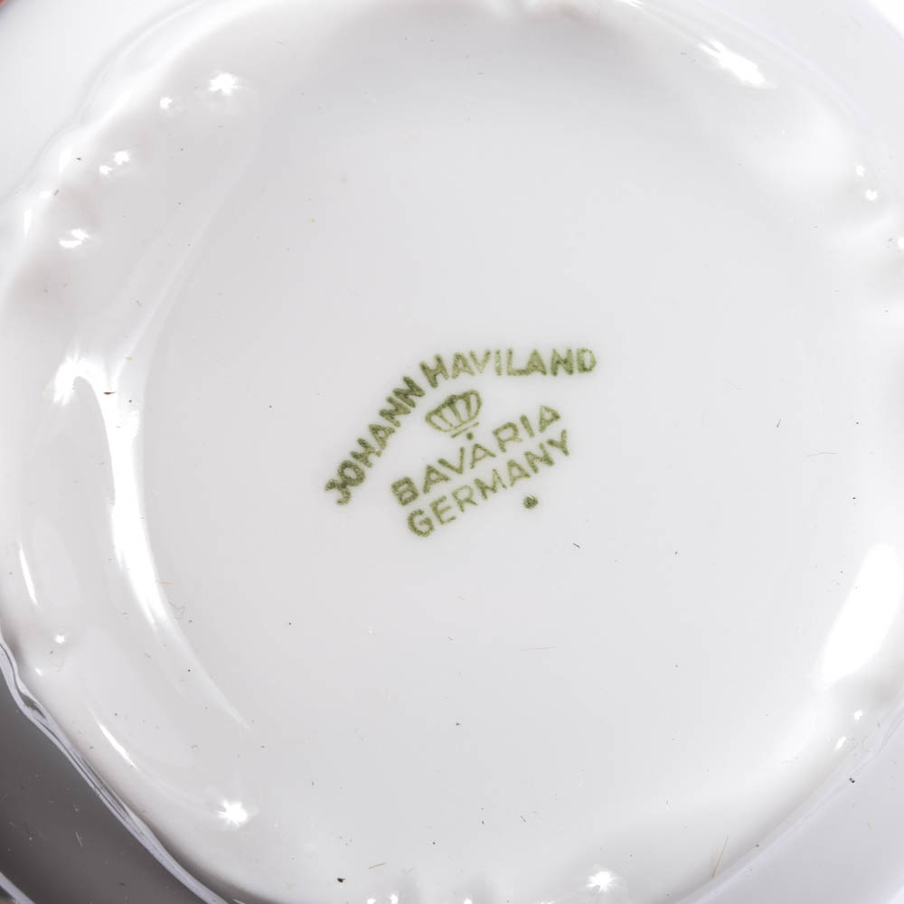 Johann Haviland "Blue Garland" Dinnerware and Coffee Service