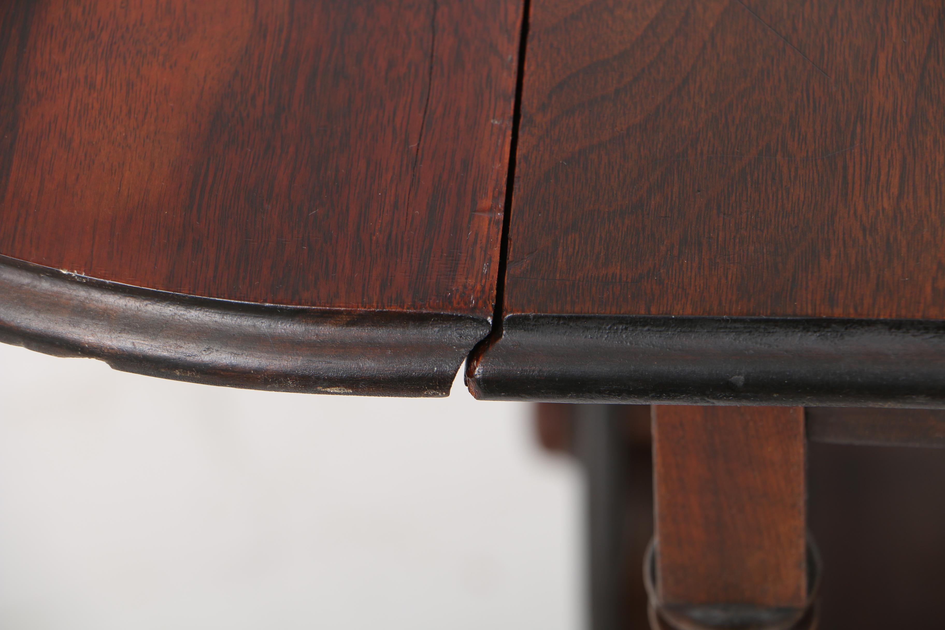 Vintage Walnut Tea Cart with Glass Serving Tray