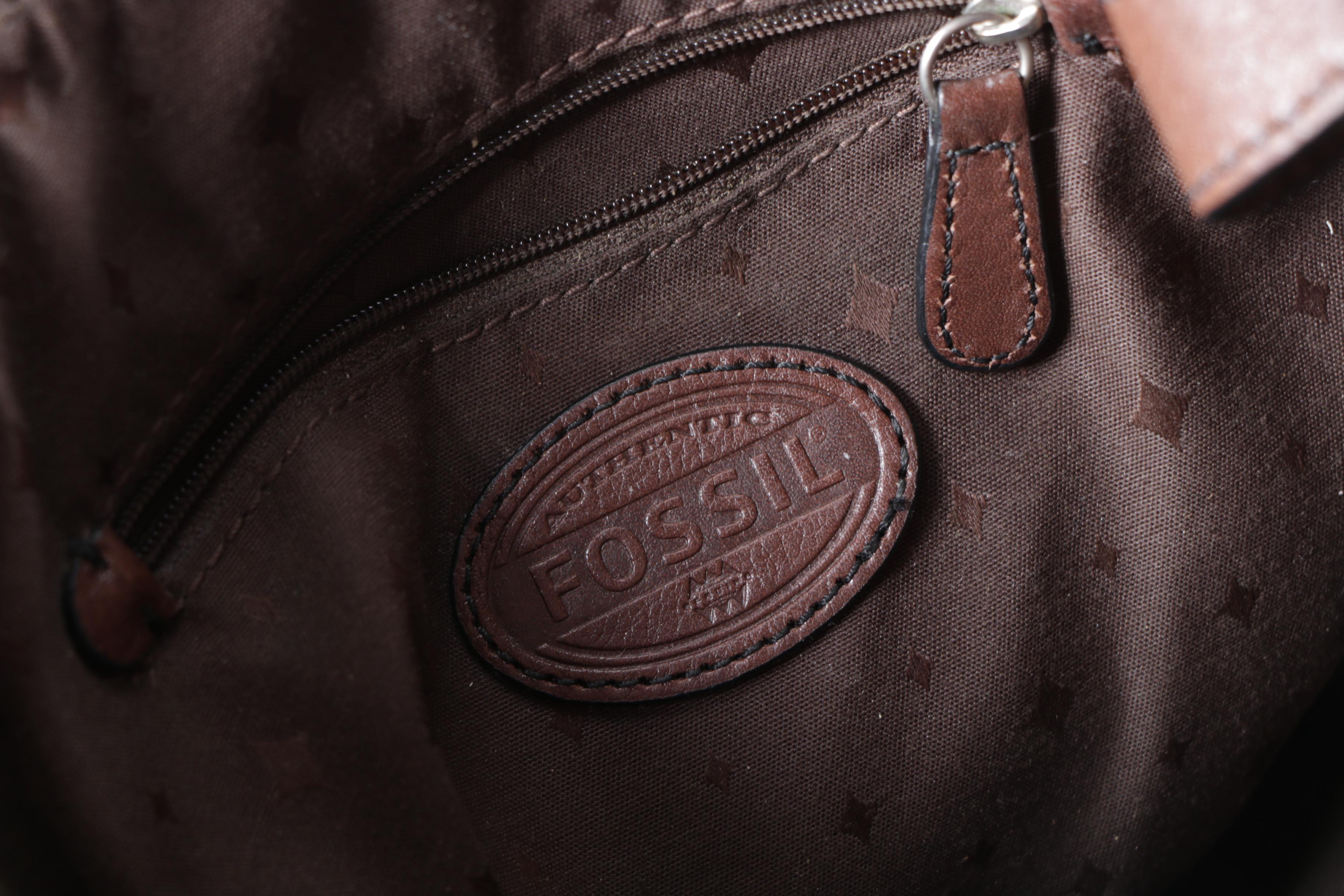 Three Leather Handbags Including Ora Delphne