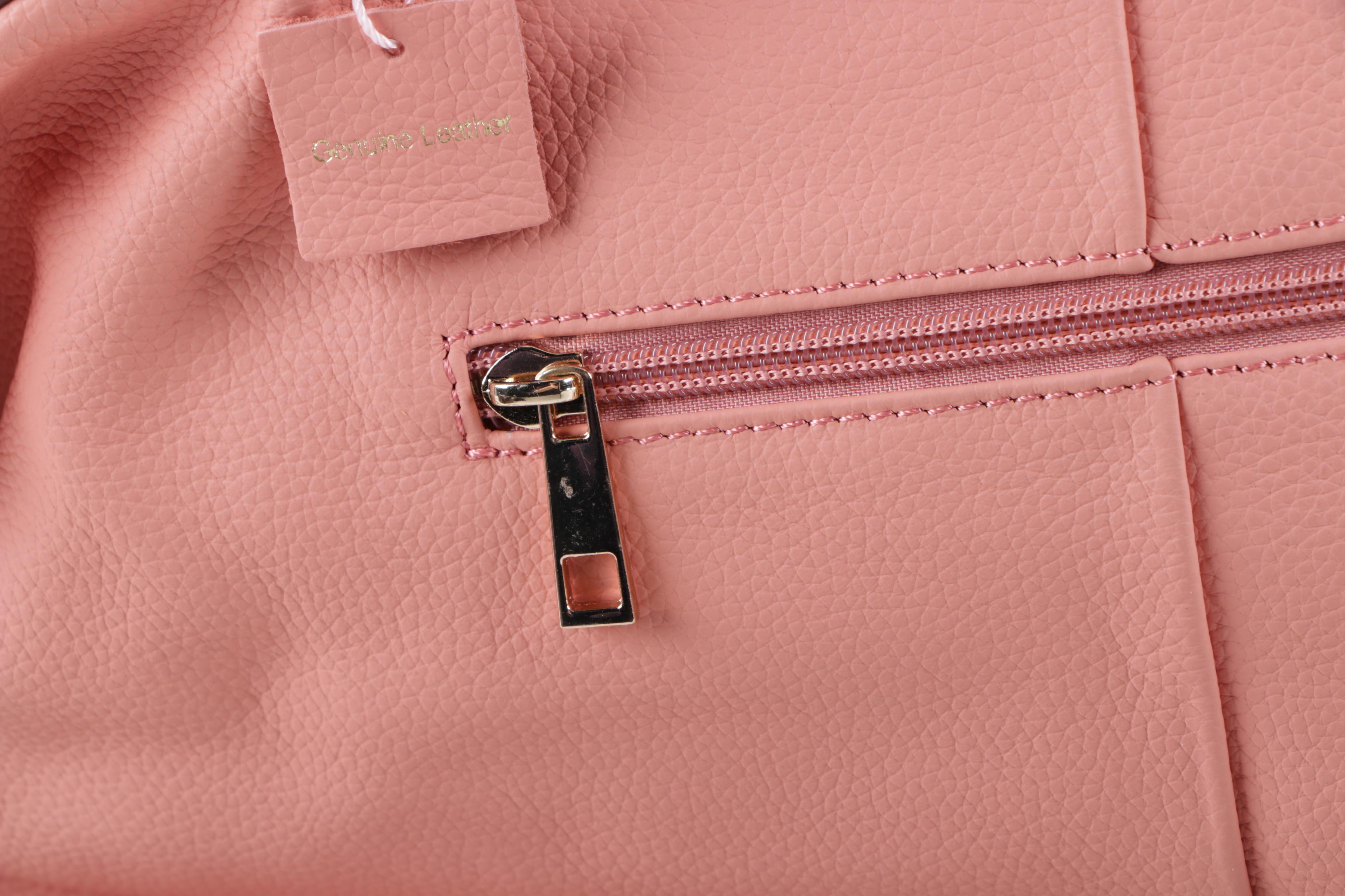 Three Leather Handbags Including Ora Delphne