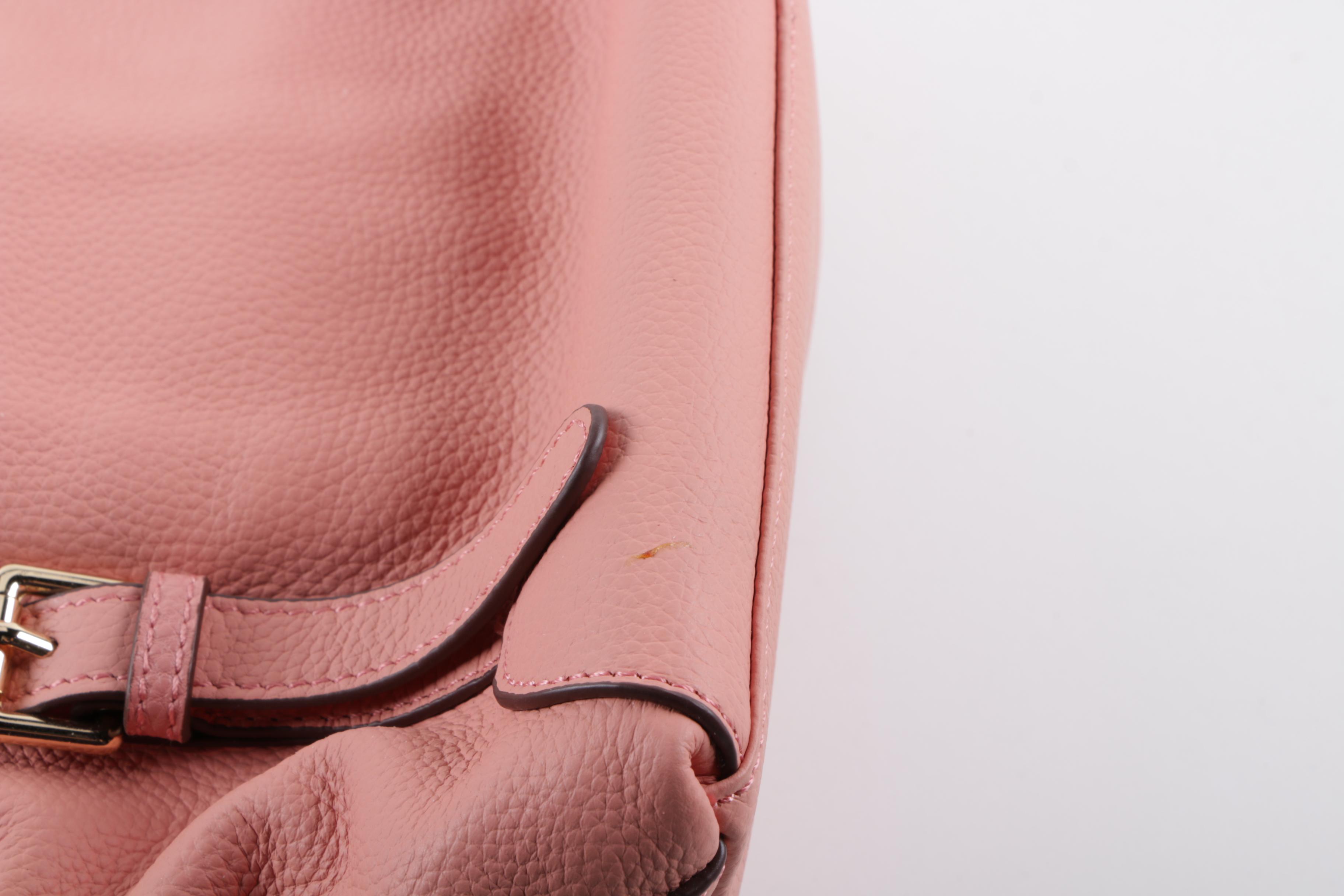 Three Leather Handbags Including Ora Delphne