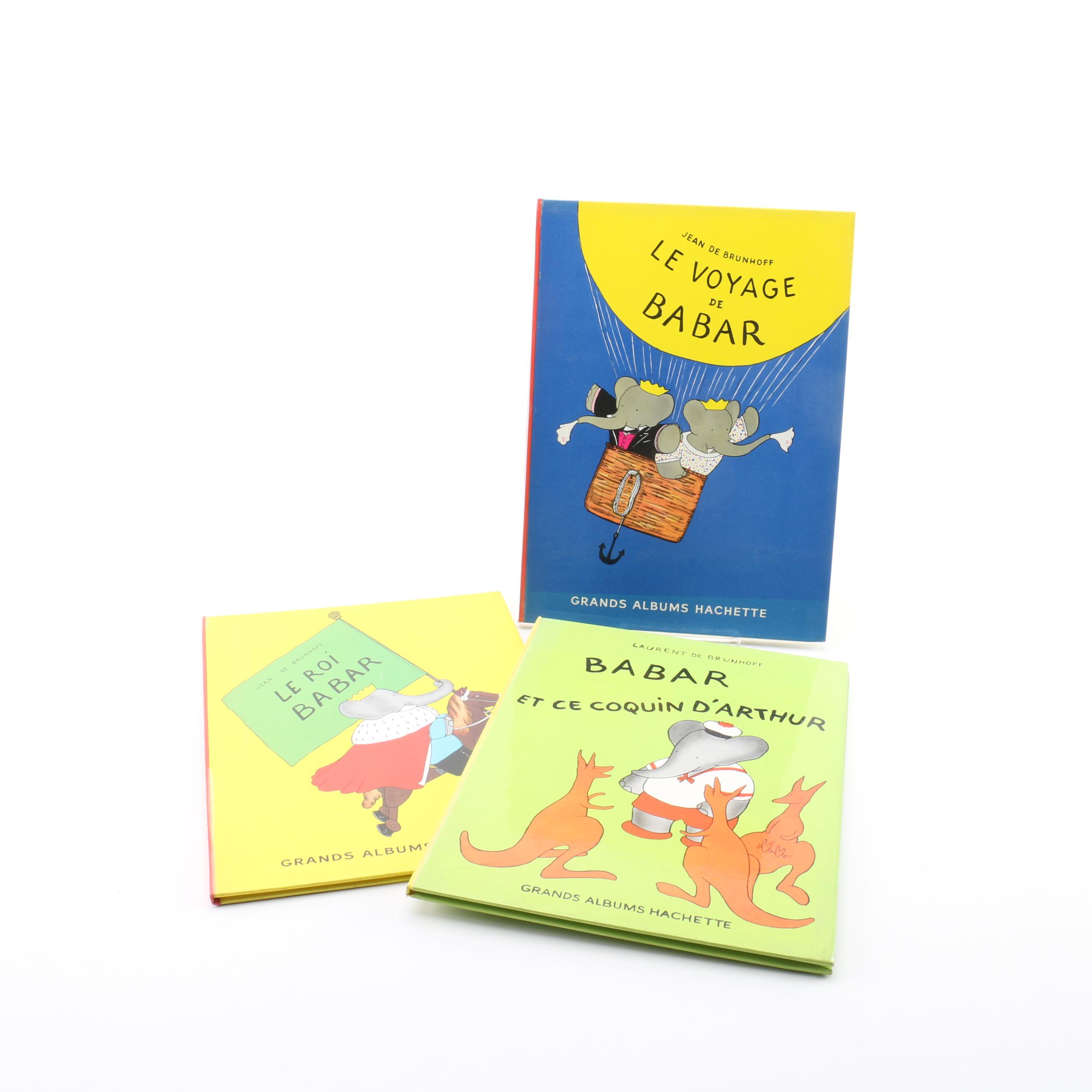 Vintage French Edition "Babar" Books