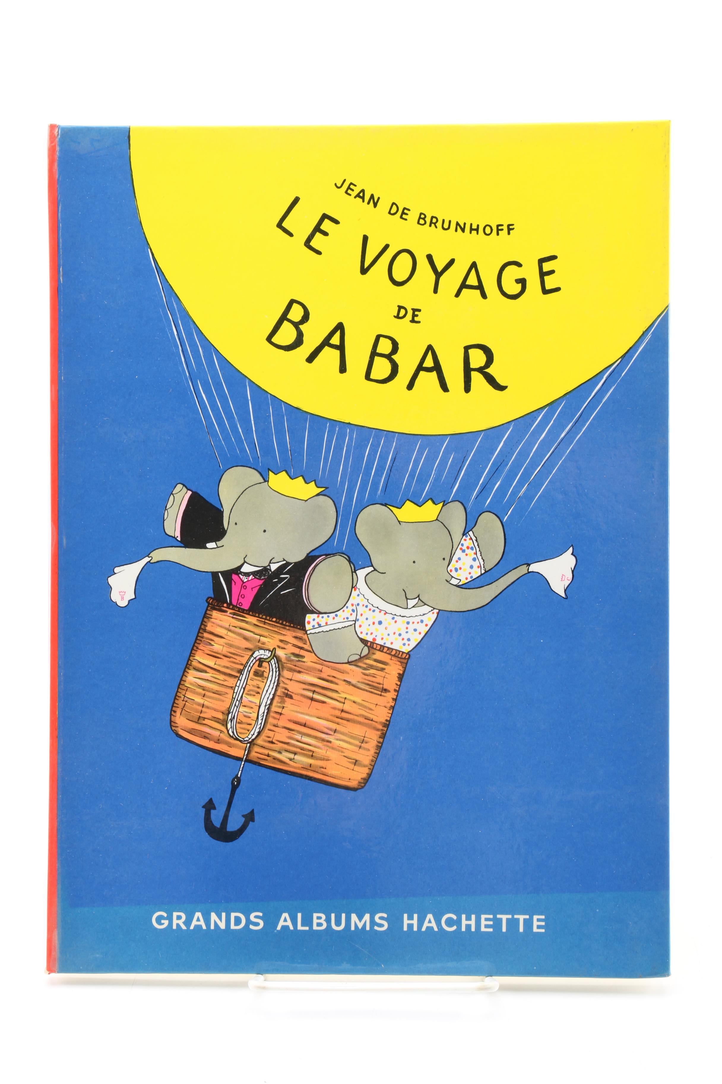 Vintage French Edition "Babar" Books