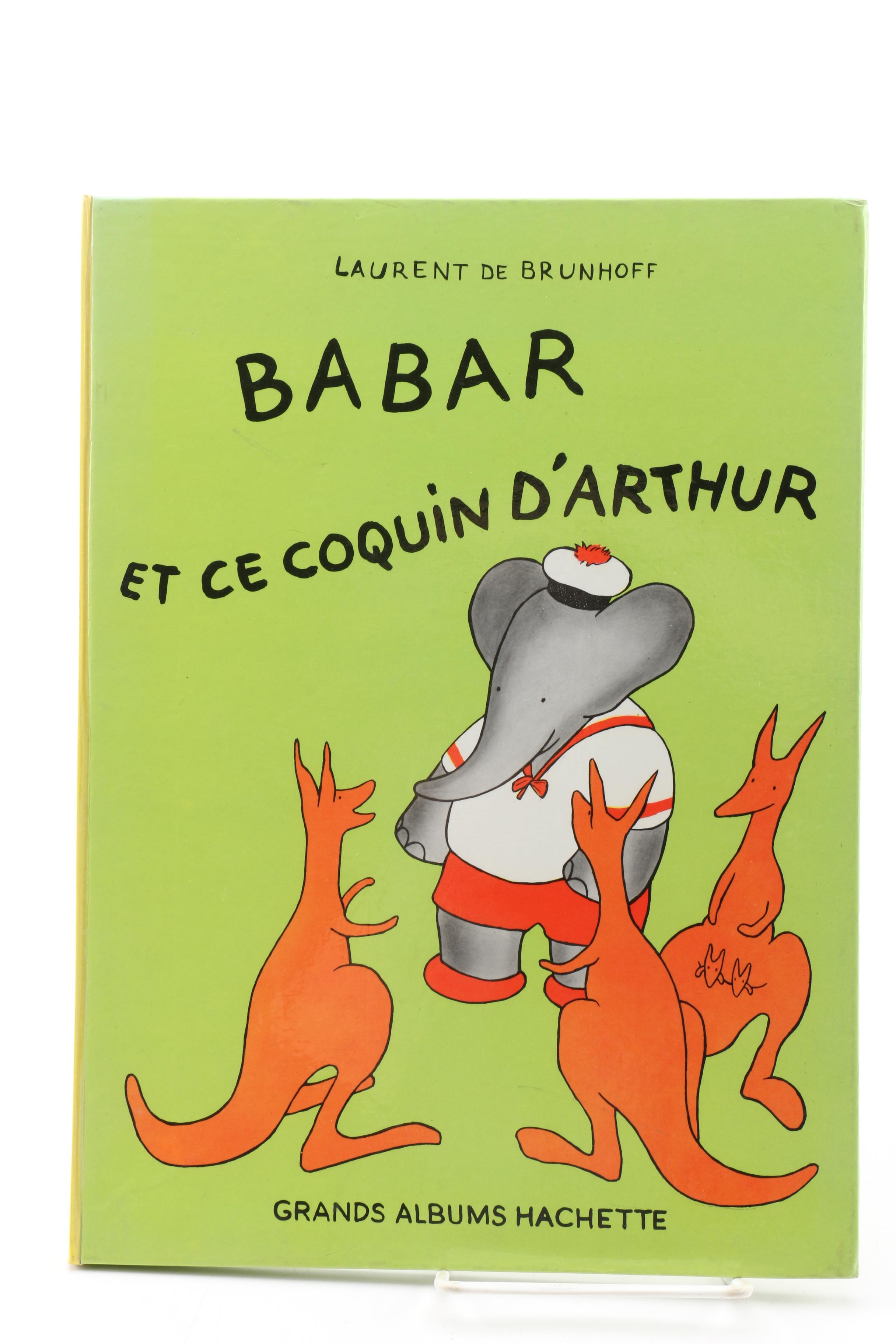 Vintage French Edition "Babar" Books