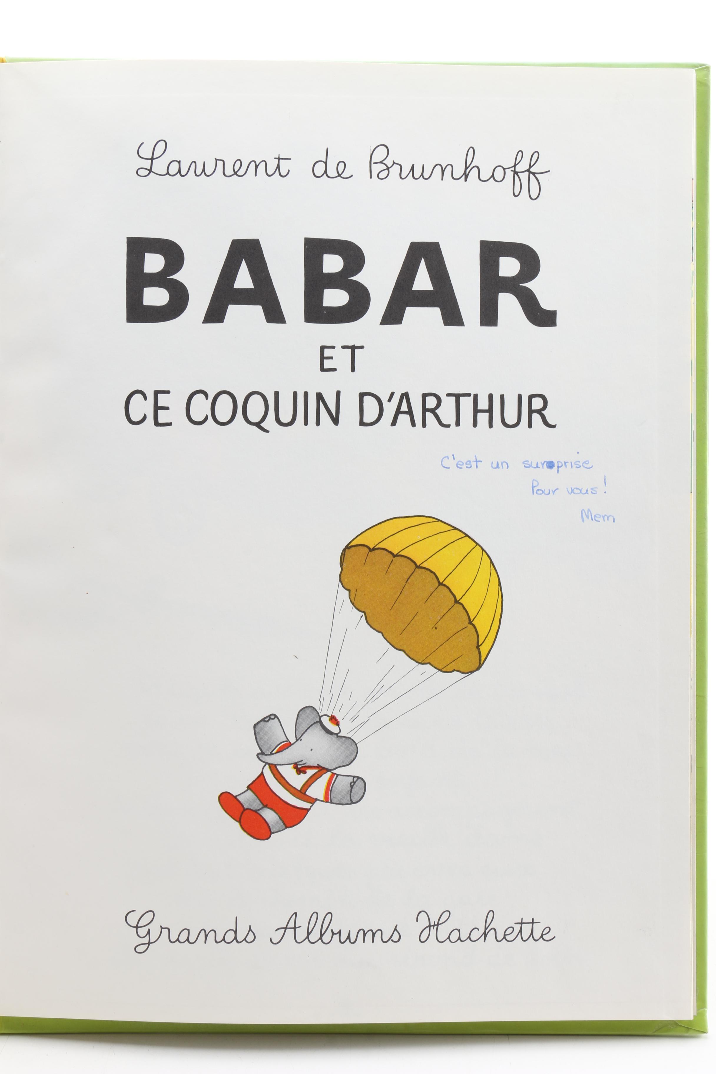Vintage French Edition "Babar" Books
