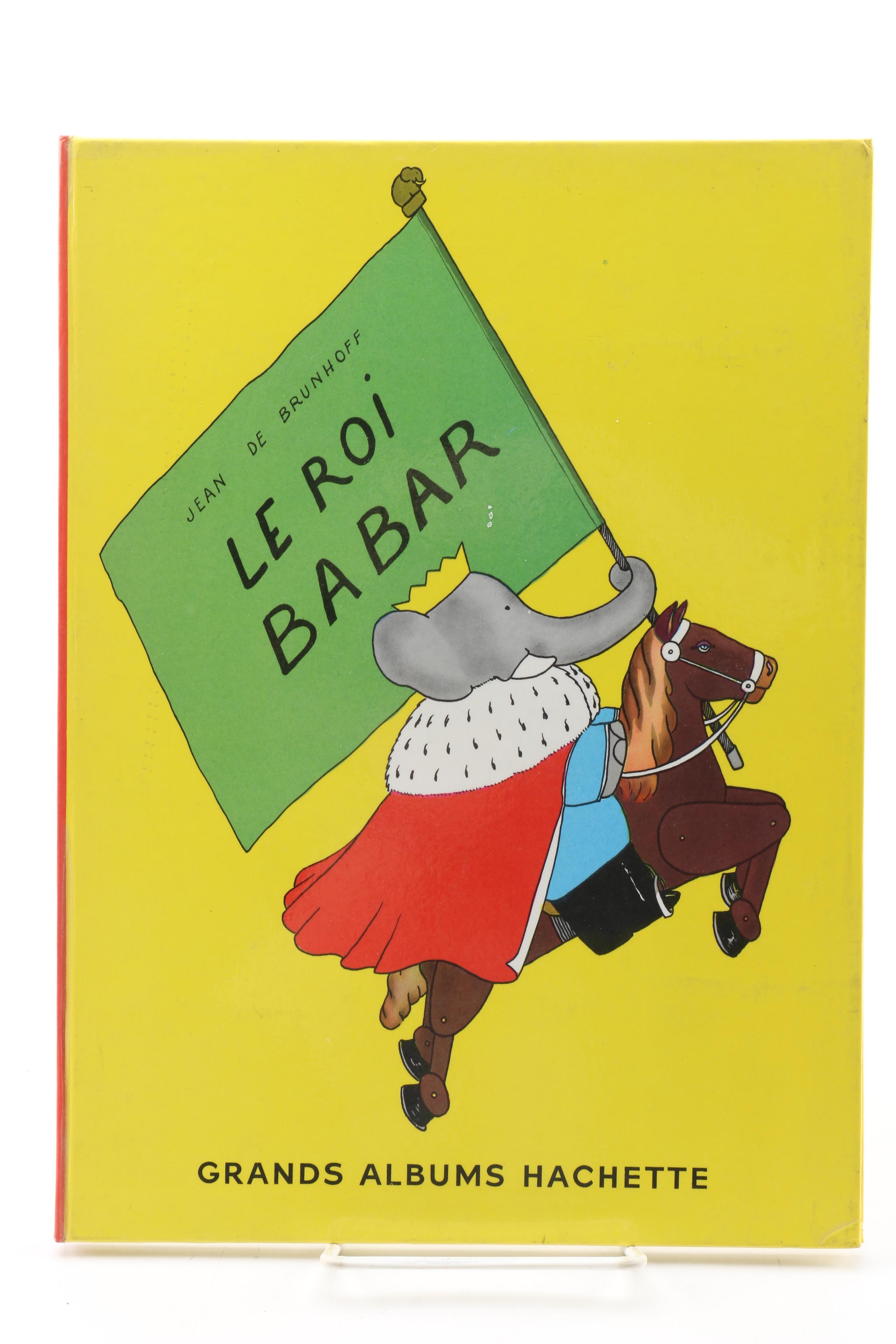 Vintage French Edition "Babar" Books