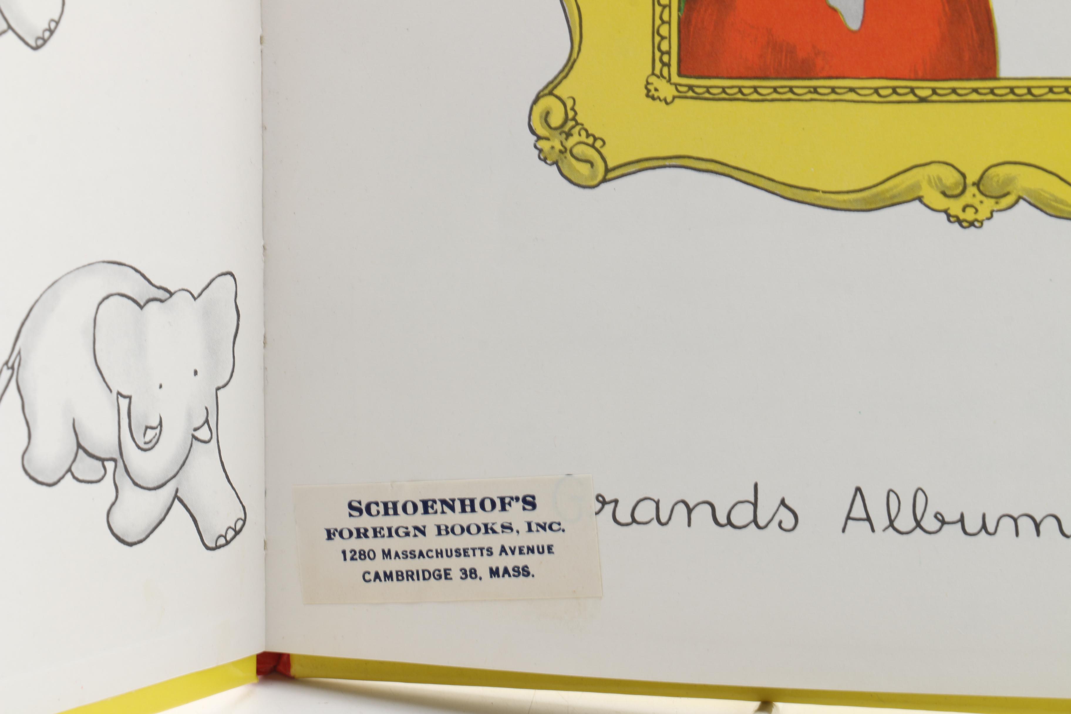 Vintage French Edition "Babar" Books