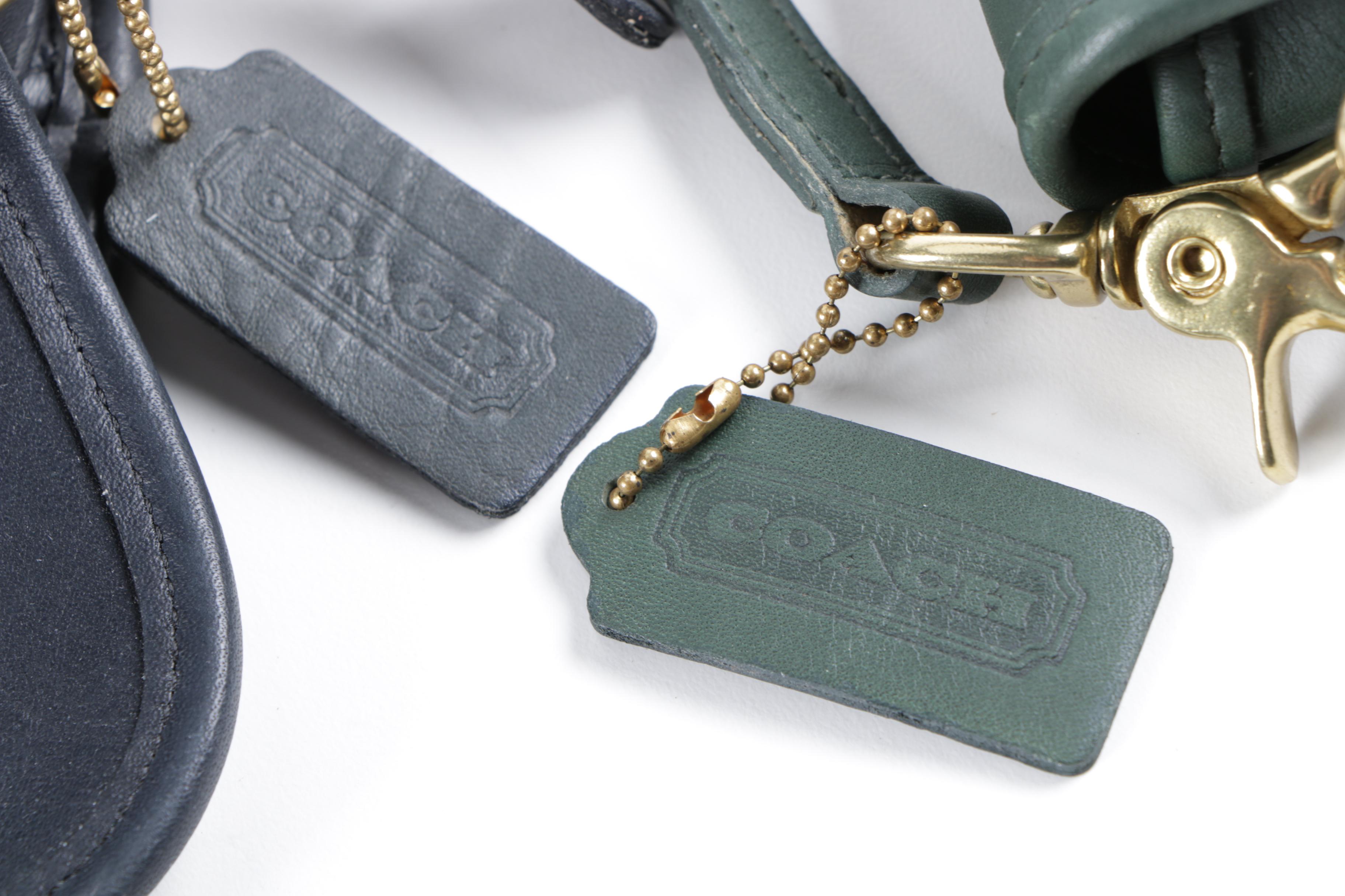 Vintage Coach Leatherware Carousel Clutch and Penny Flap Bag