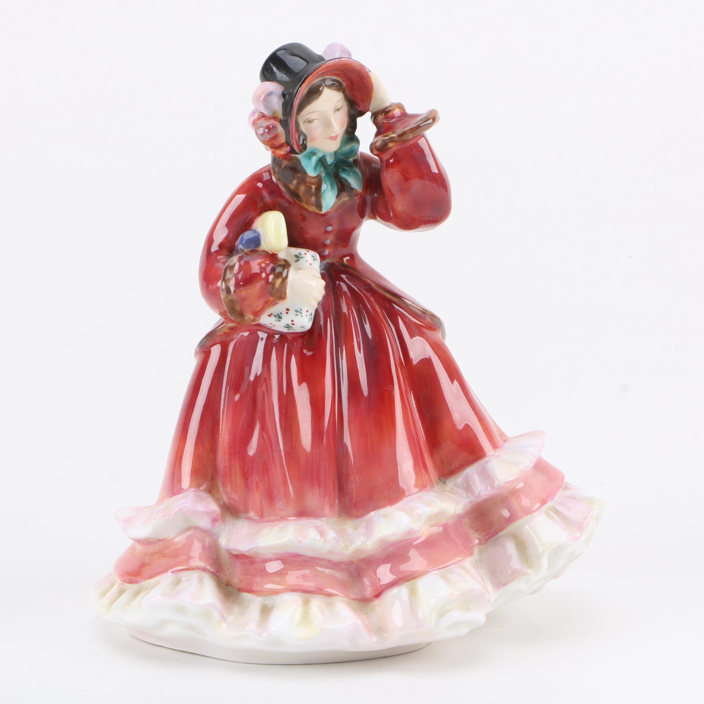 Mid Century Royal Doulton "Christmas Time" Figurine
