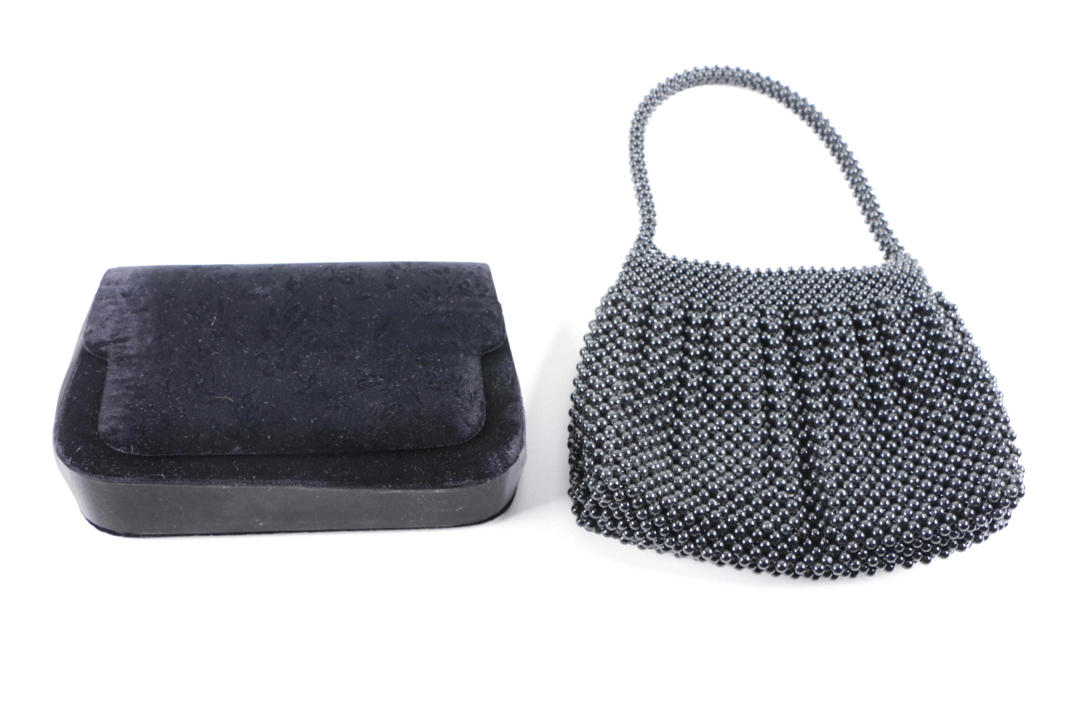 Metal Mesh, Beaded and Velvet Evening Bags Including Whiting and Davis