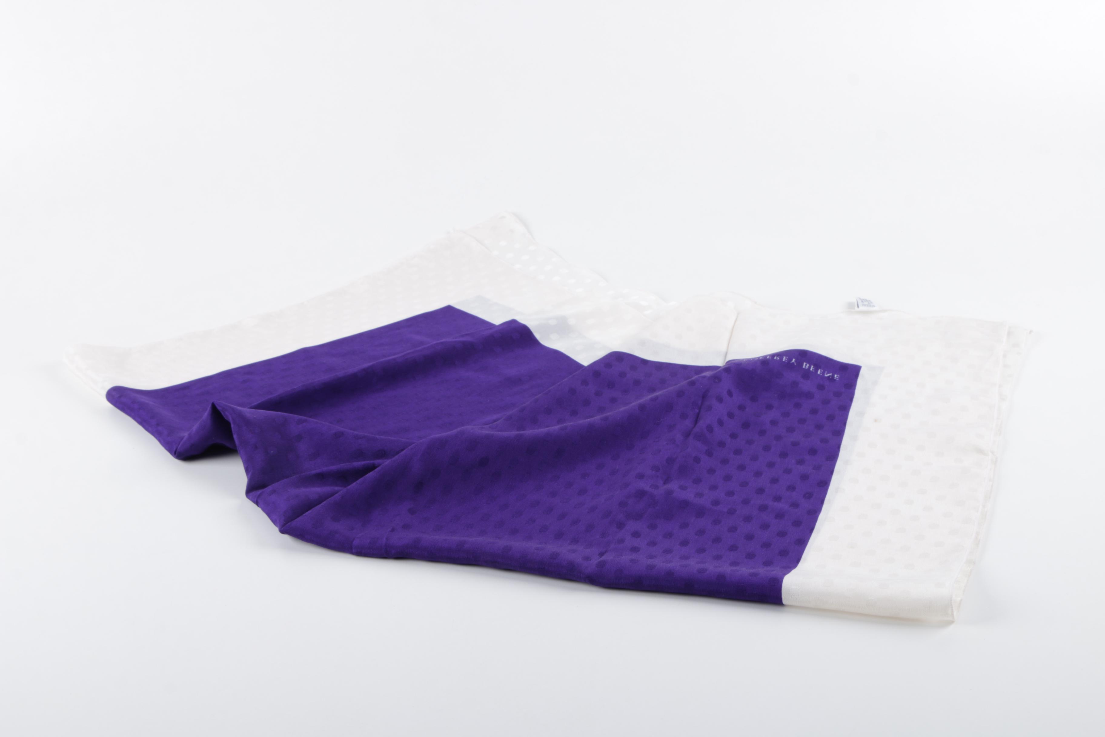 Oscar de la Renta Silk, Adrienne Vittandini and Geoffrey Beene Silk Scarves