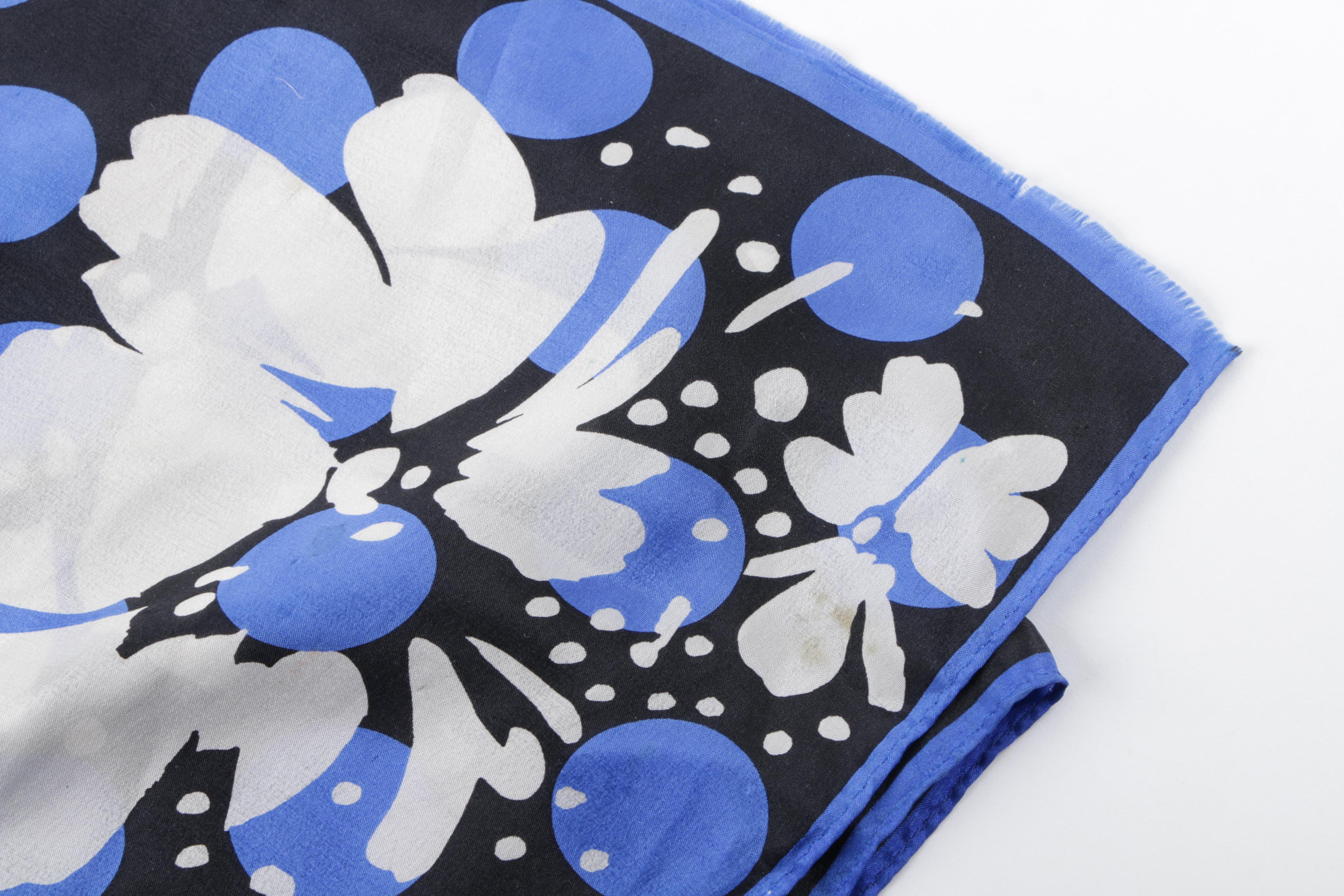 Oscar de la Renta Silk, Adrienne Vittandini and Geoffrey Beene Silk Scarves