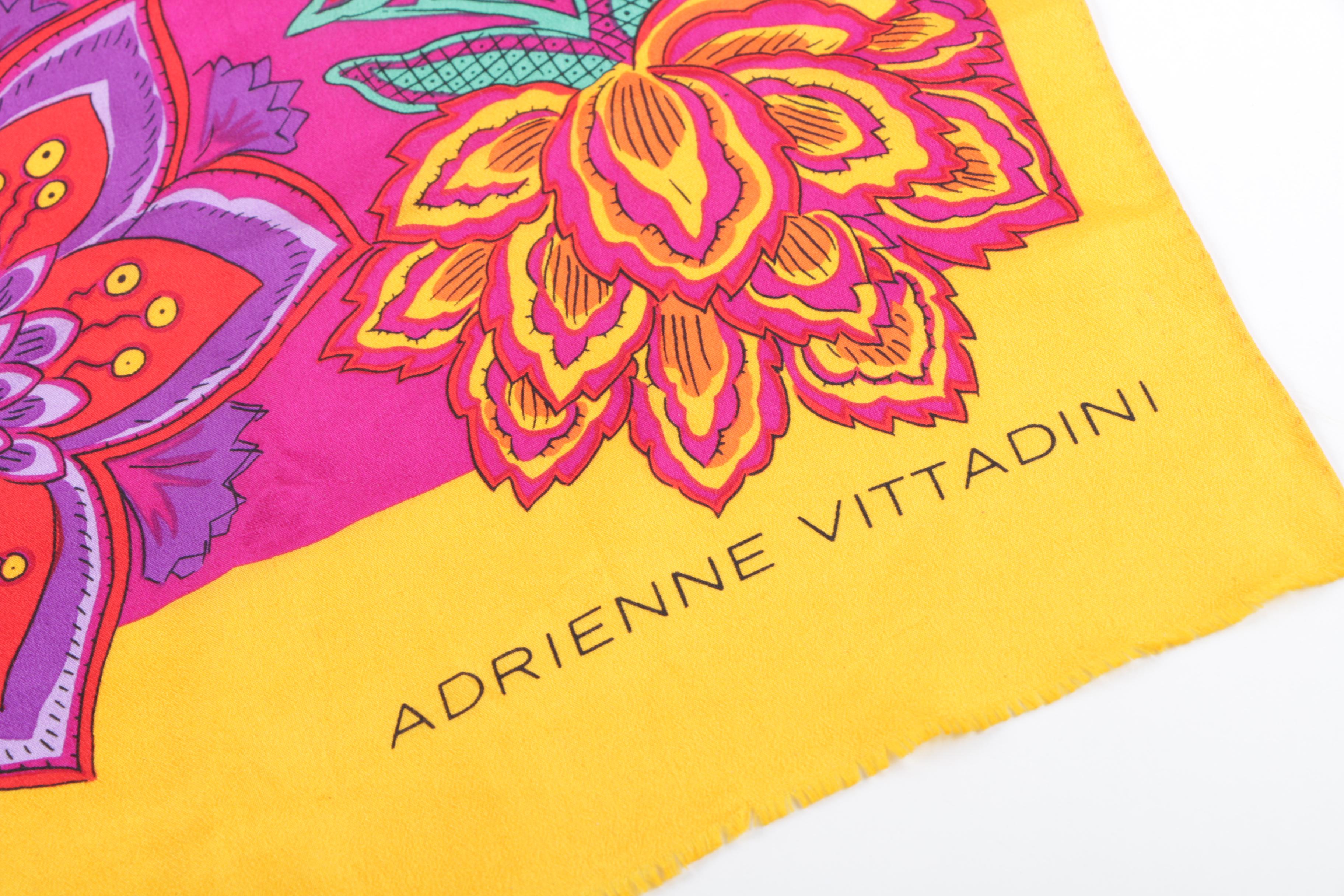 Oscar de la Renta Silk, Adrienne Vittandini and Geoffrey Beene Silk Scarves