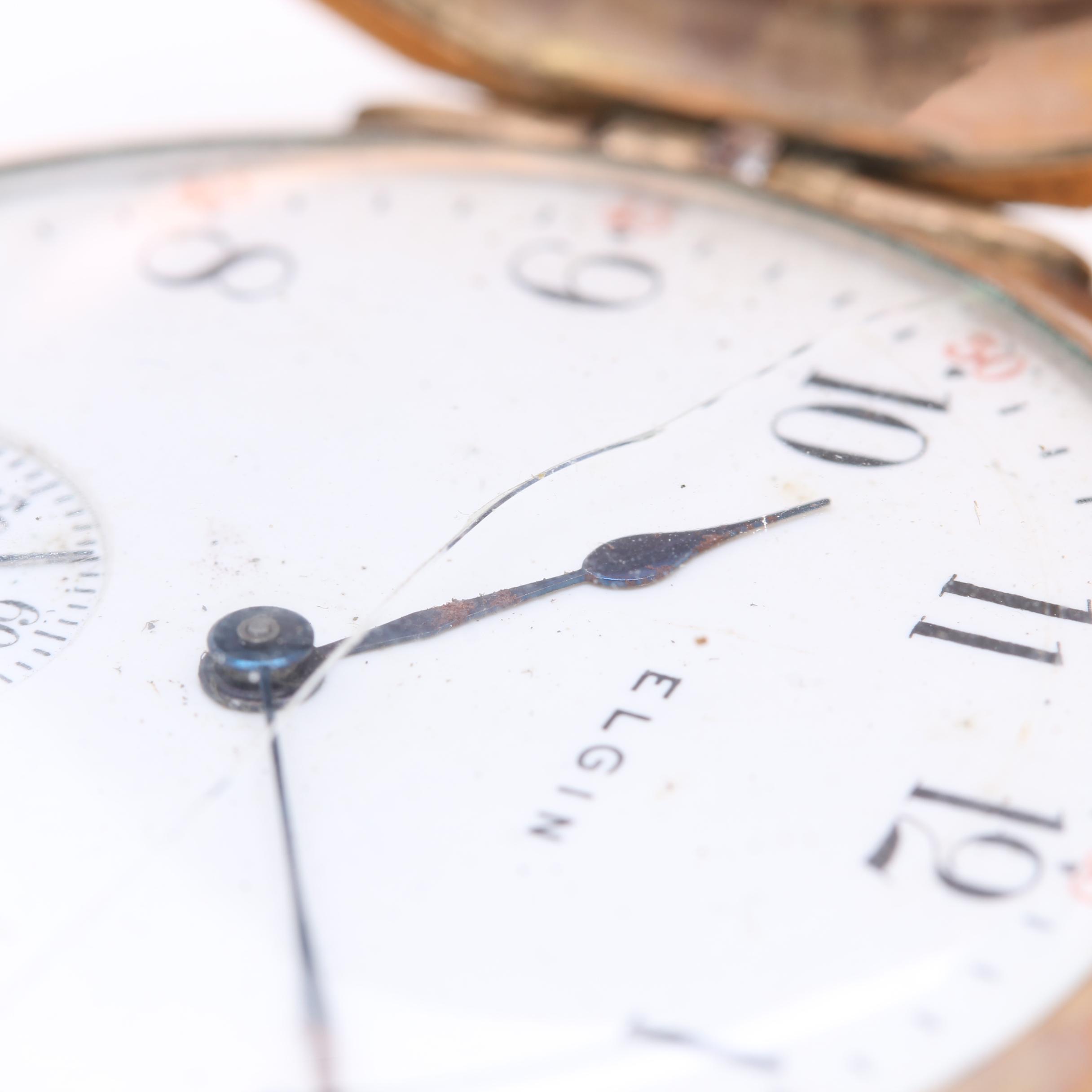 Antique Elgin Gold Filled Pocket Watch