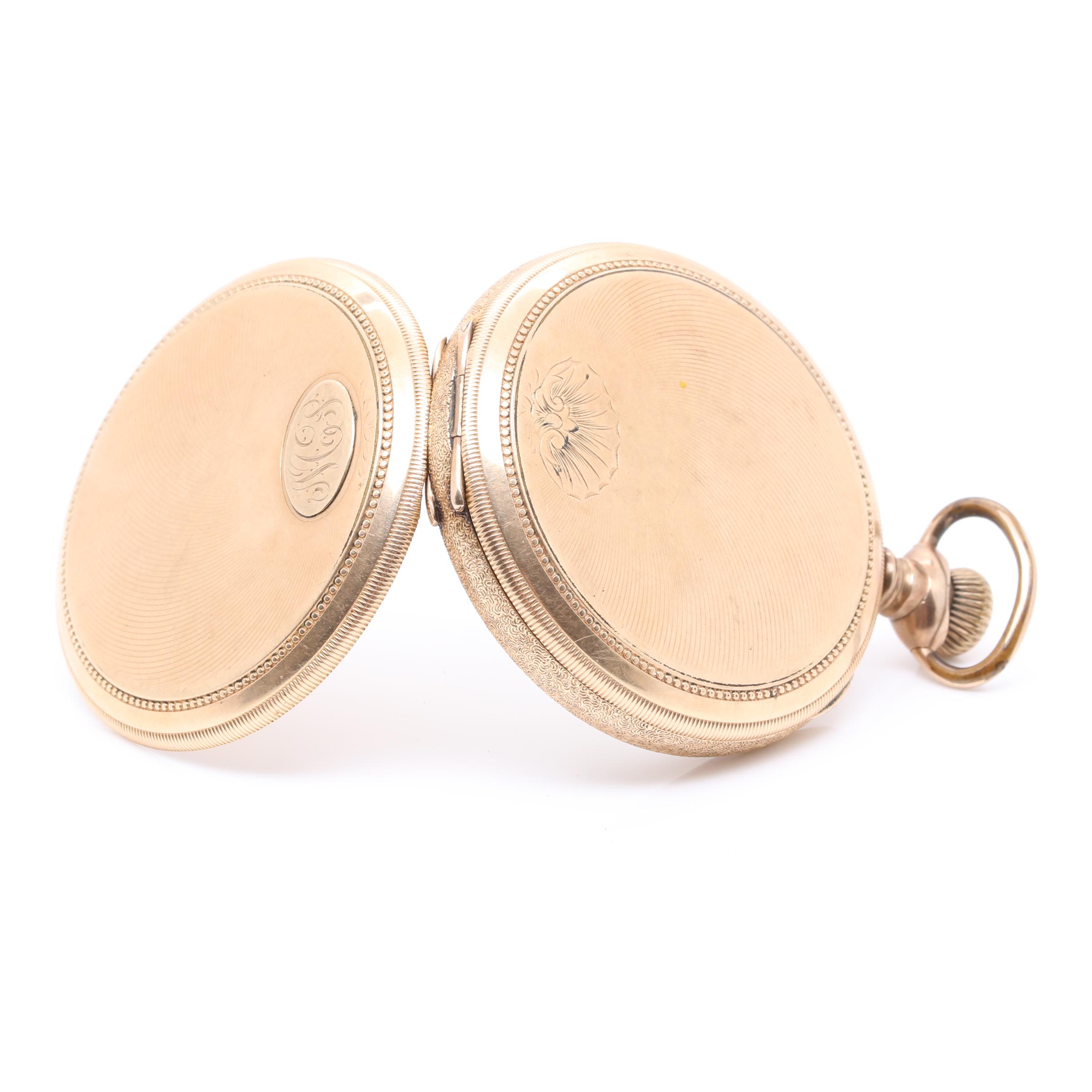 Antique Elgin Gold Filled Pocket Watch