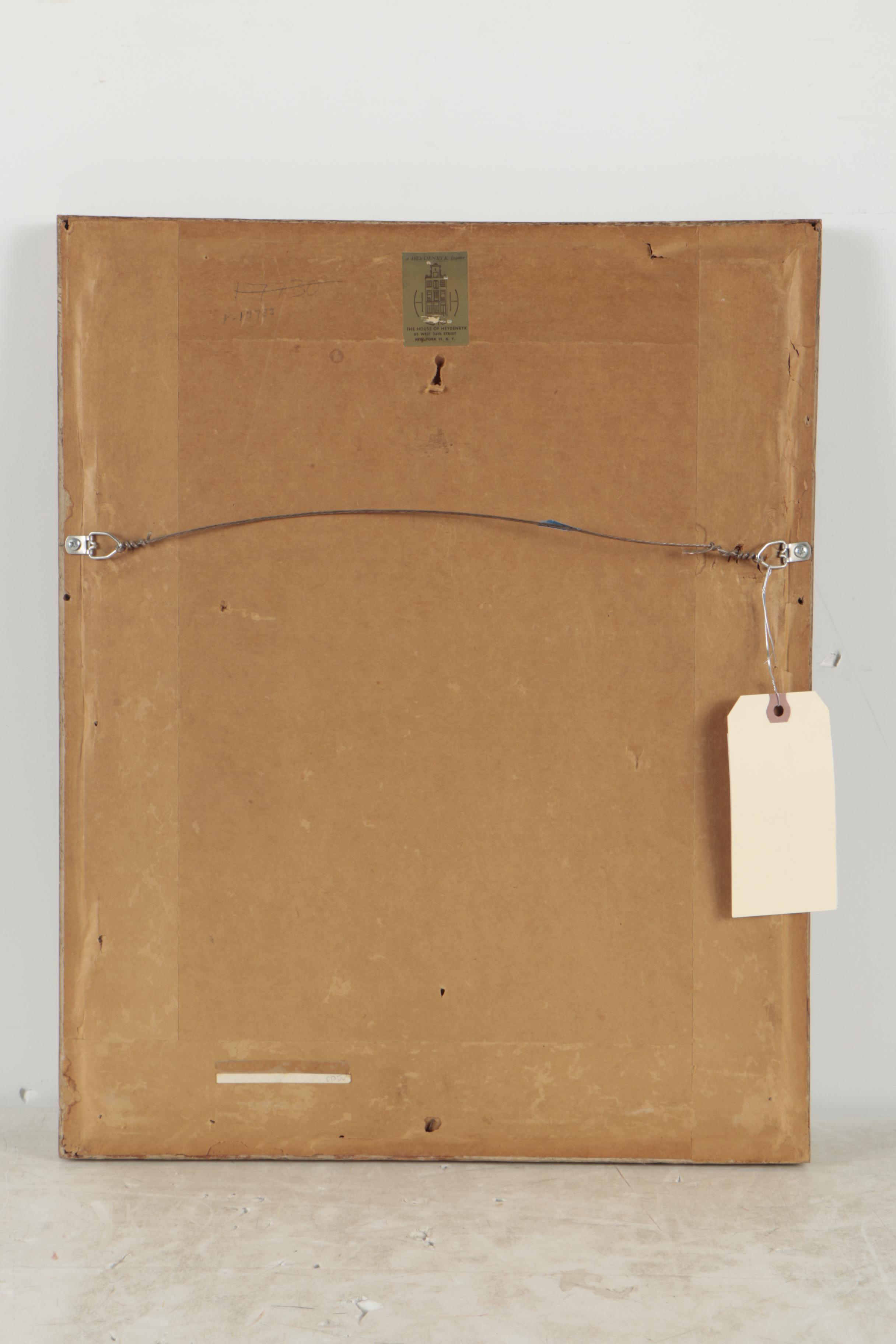 Hand-Colored Lithograph "Marche d' Officers Anglais"