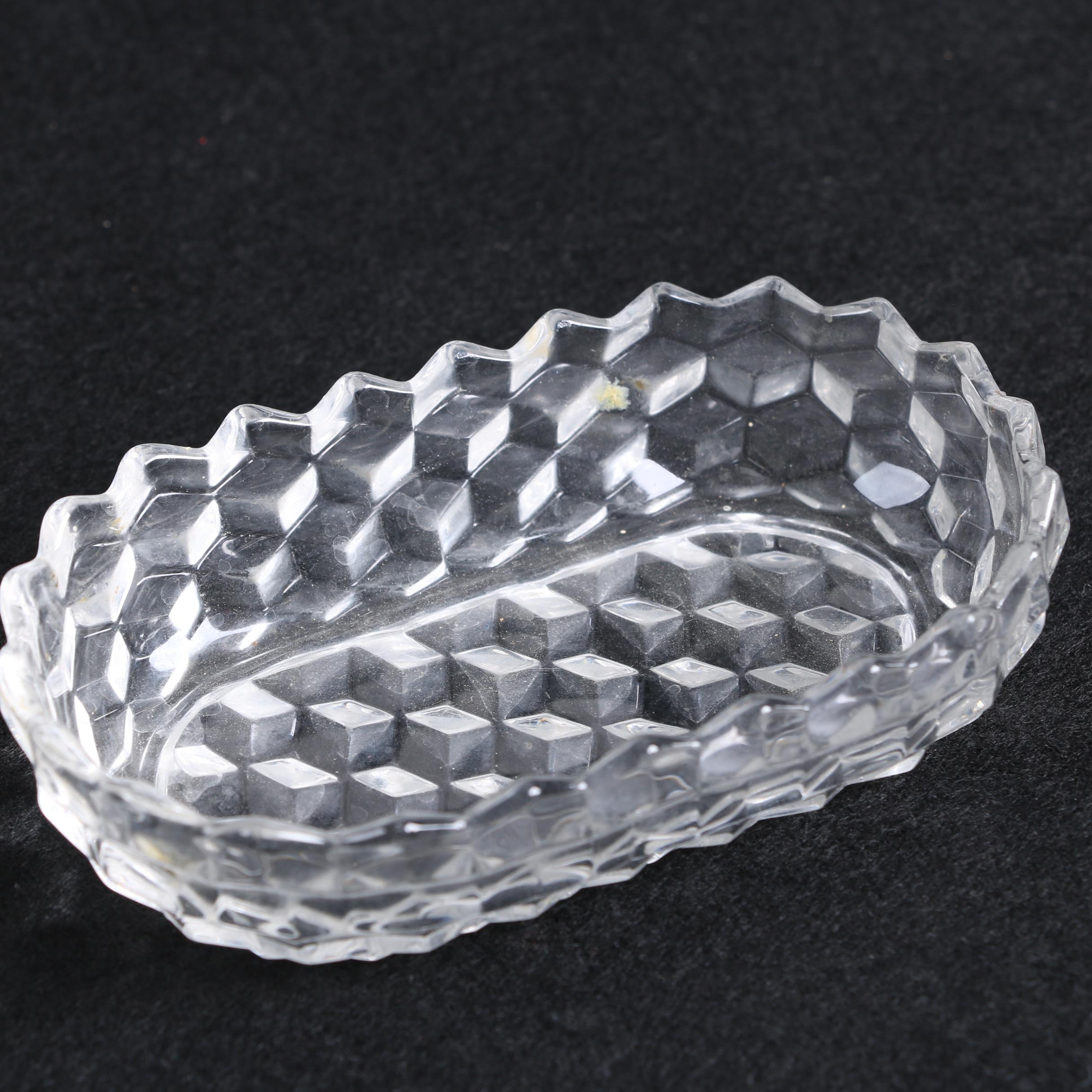 Depression Glass Including Anchor Hocking "Miss America" Relish Dish