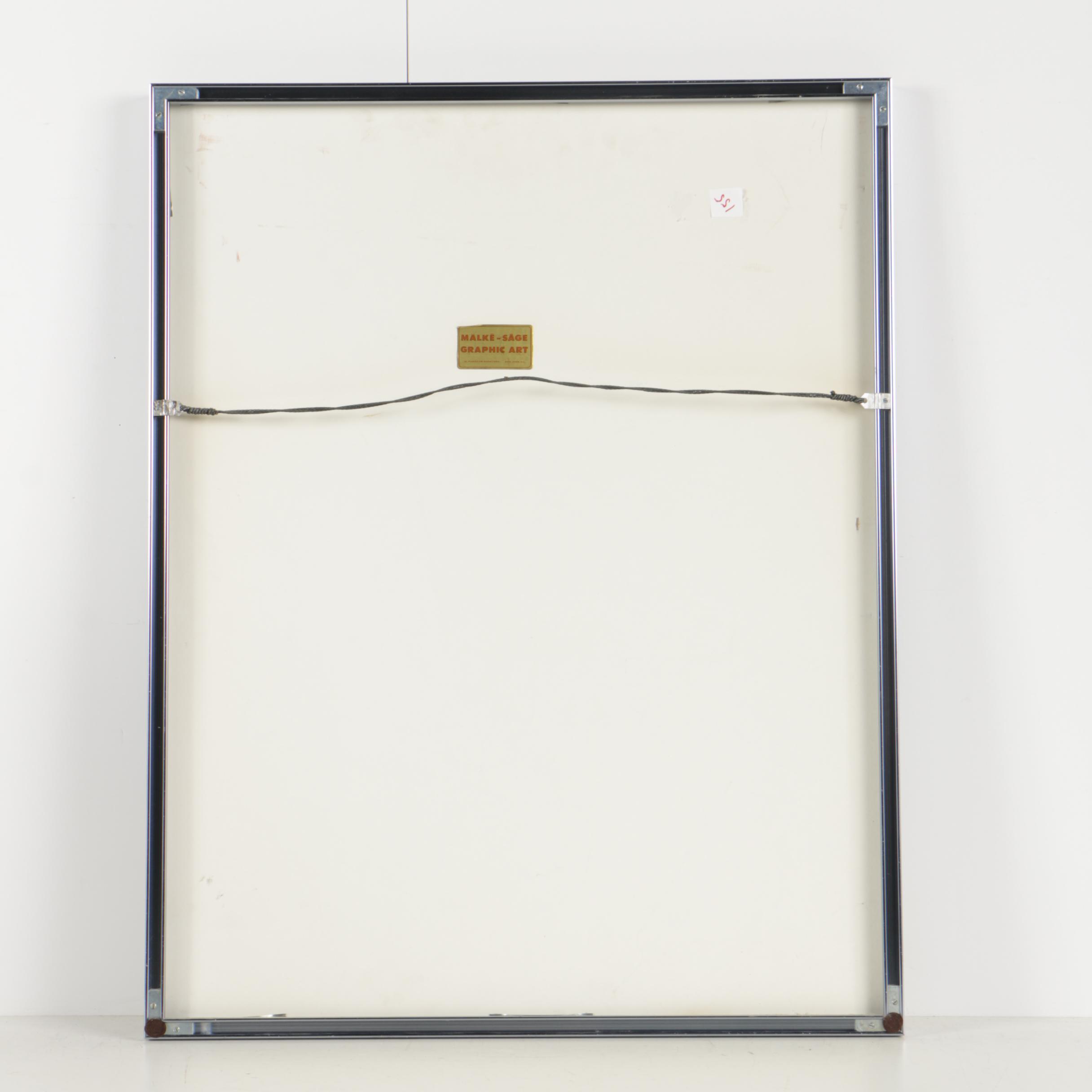 Offset Lithograph Exhibition Poster for Metropolitan Museum Featuring Monet