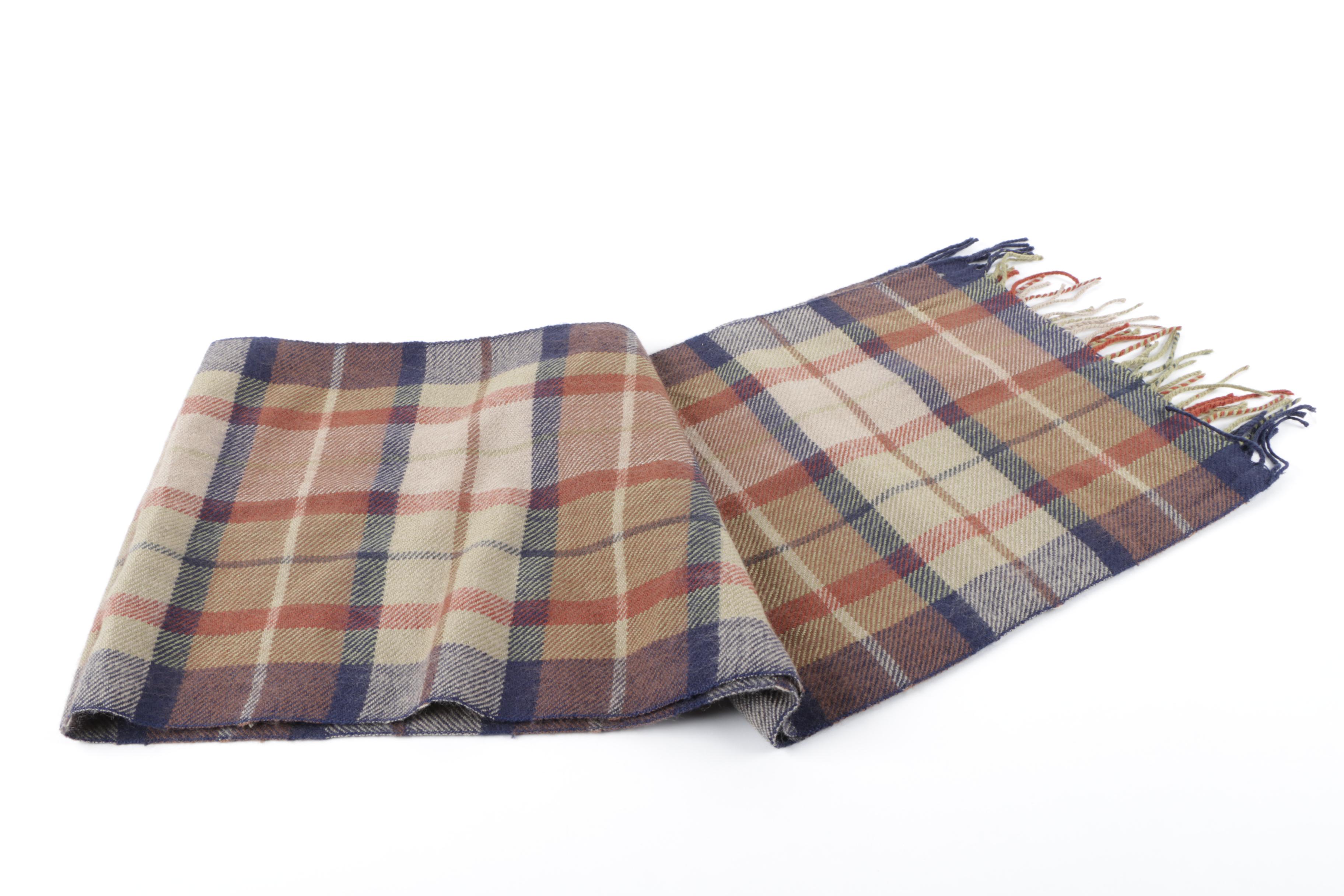 Women's Fashion Scarves Including Floral and Plaid Prints