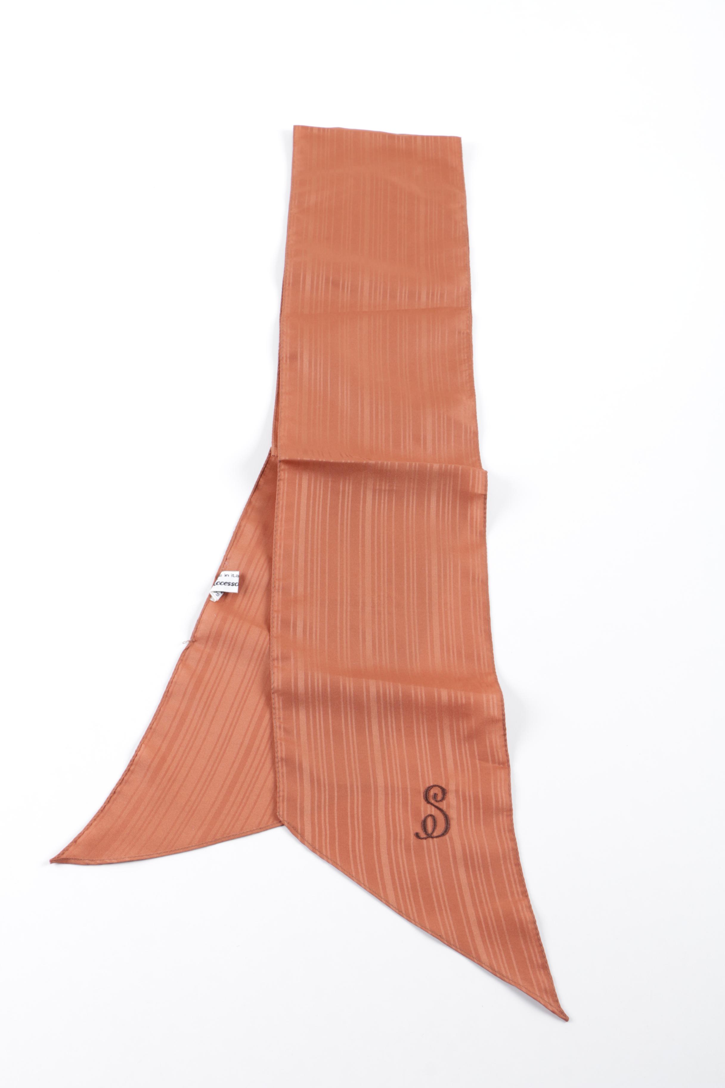 Women's Fashion Scarves Including Floral and Plaid Prints