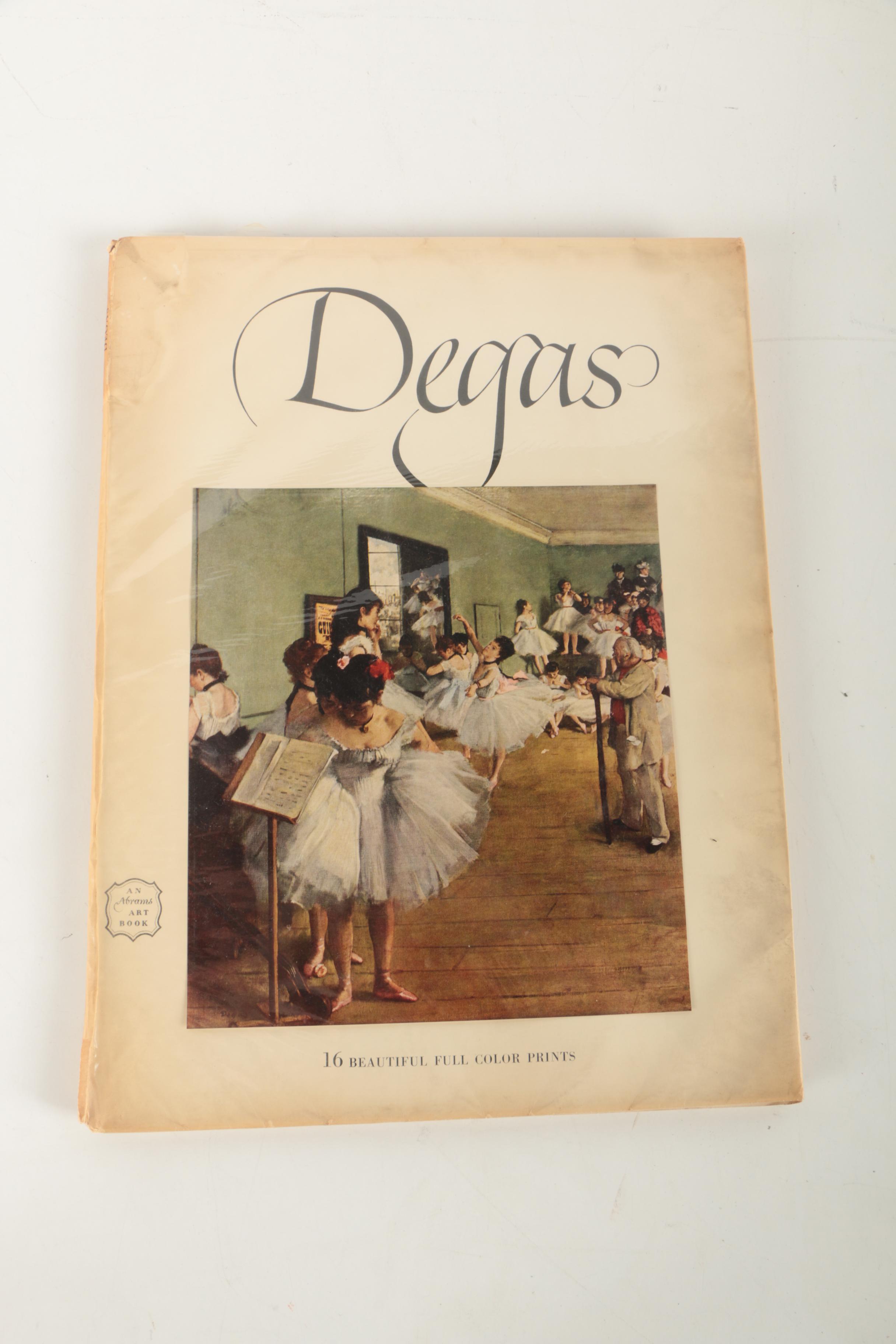 Offset Lithograph Abrams Art Books Featuring Degas