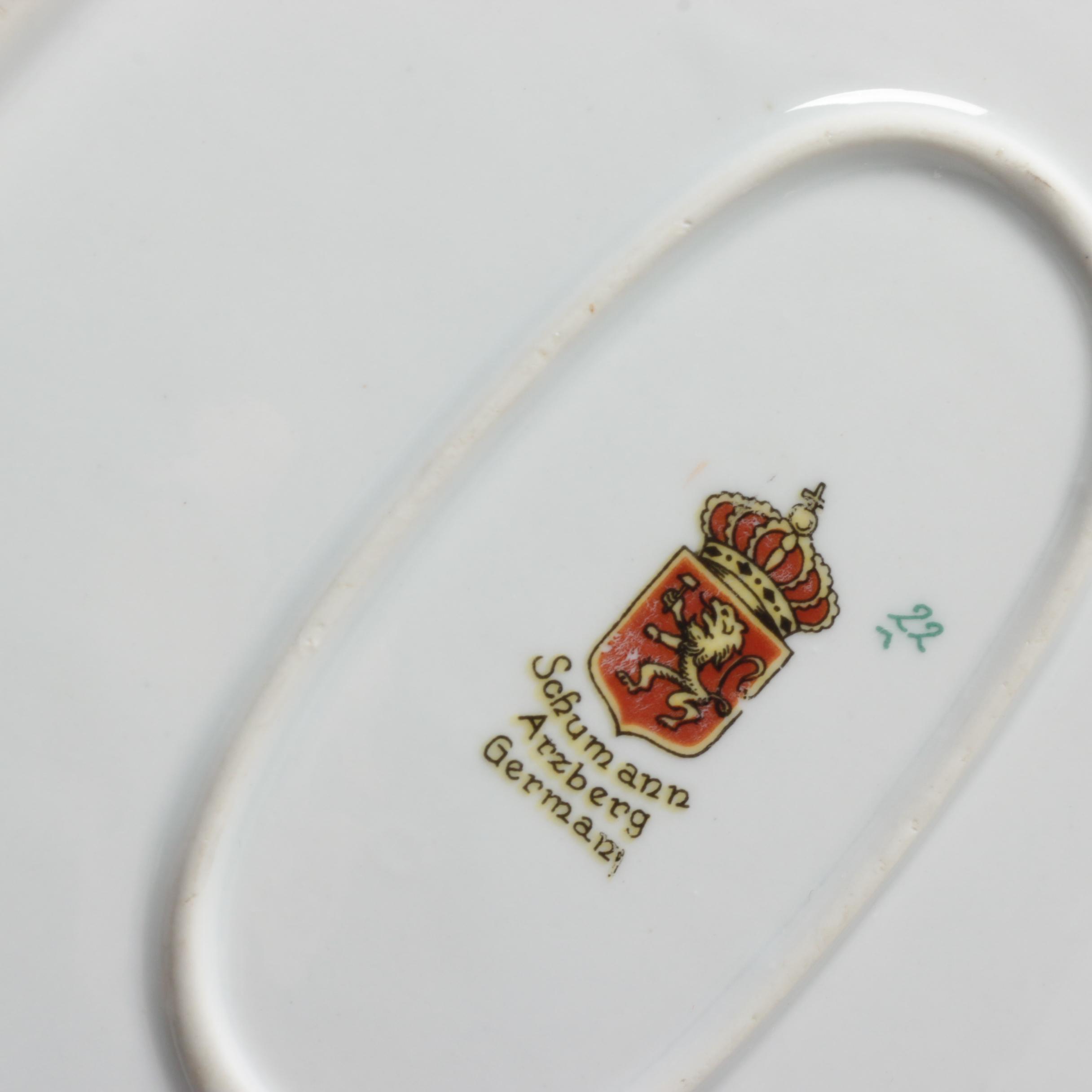 Vintage Ceramic Platters Including Schumann