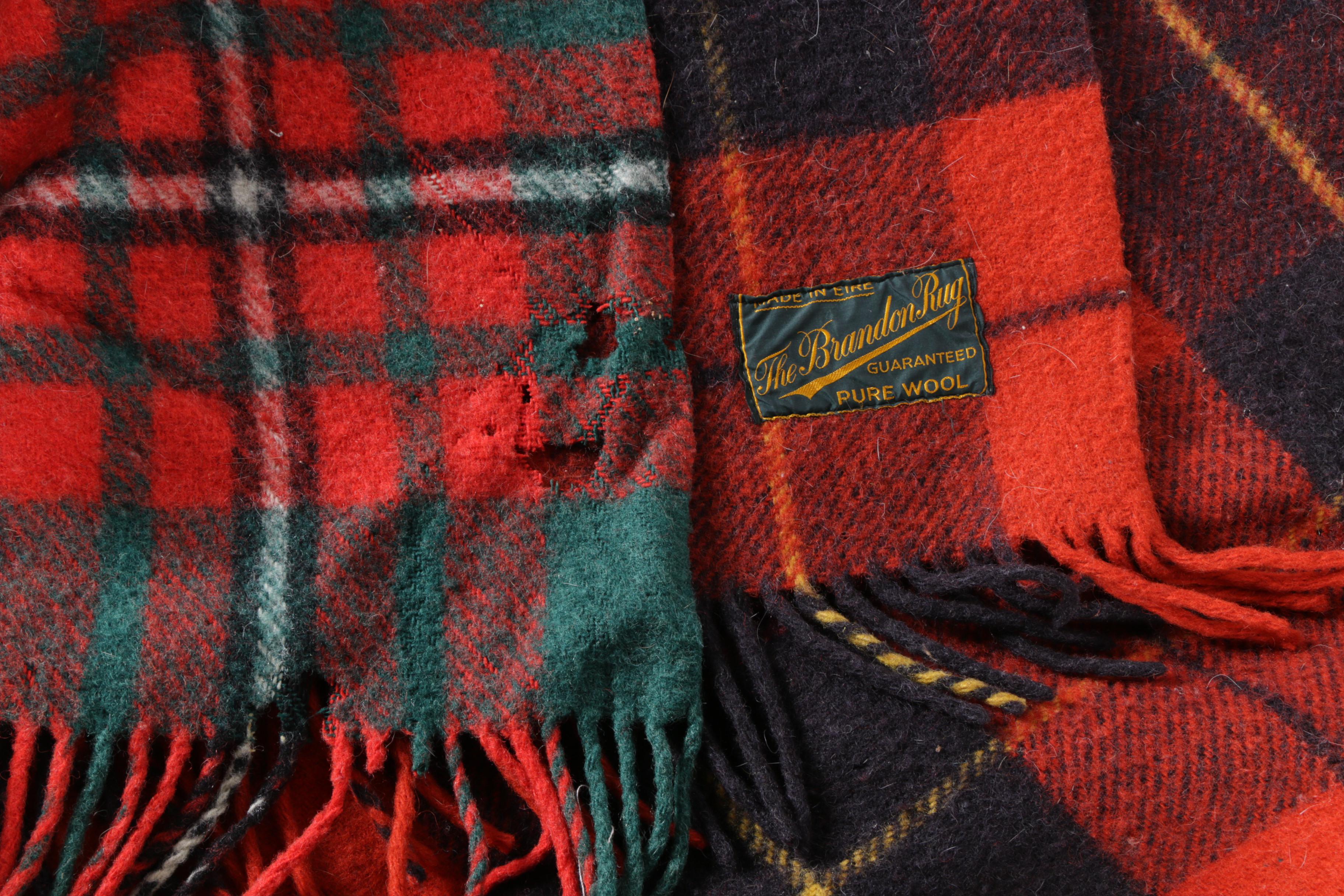 Vintage Wool Blankets Including Connemara Ireland