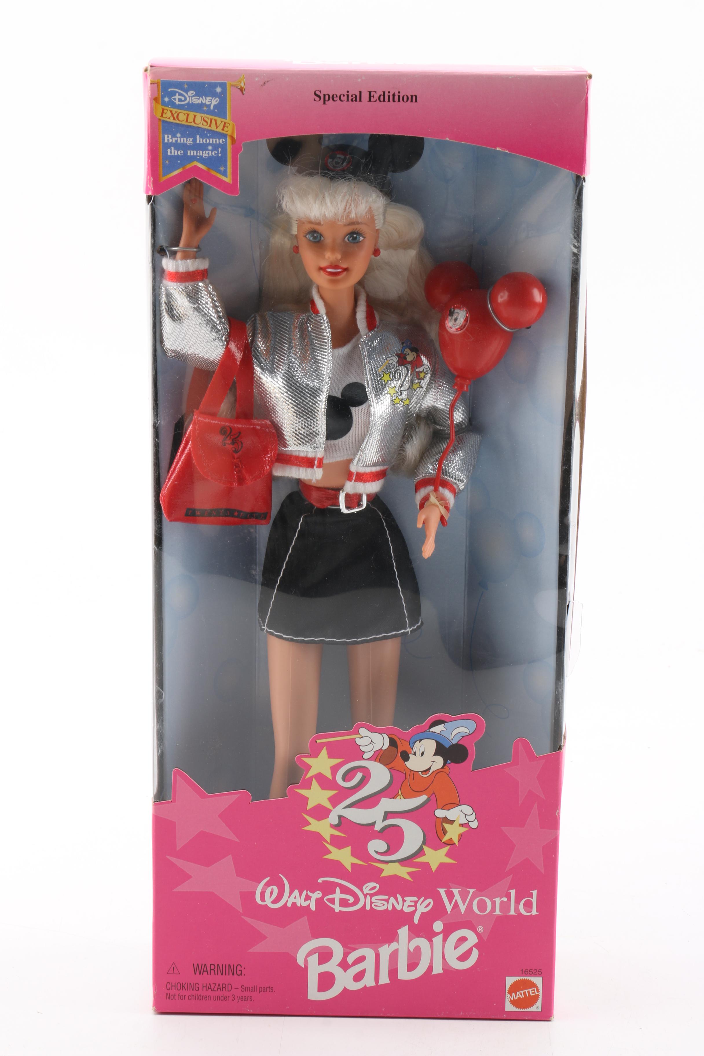 Barbie "Toys Are Us 50th Anniversary" and "25th Anniversay Walt Disney World"