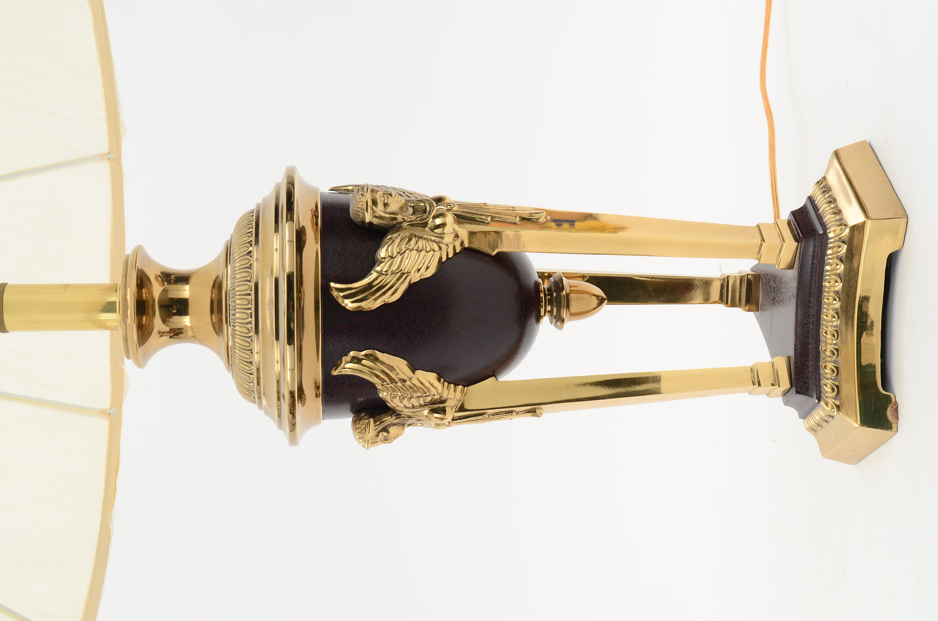 Pair of French Empire Style Rembrandt Lamps