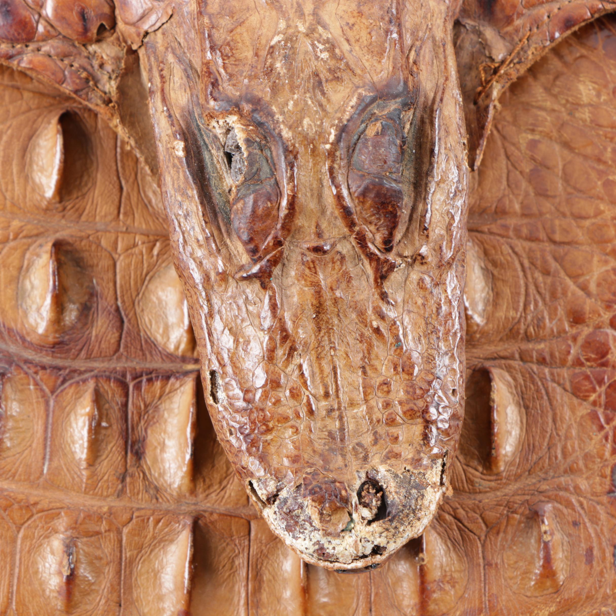 Vintage Alligator Clutch Handbag