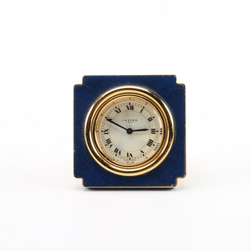 Vintage Cartier Travel Alarm Clock