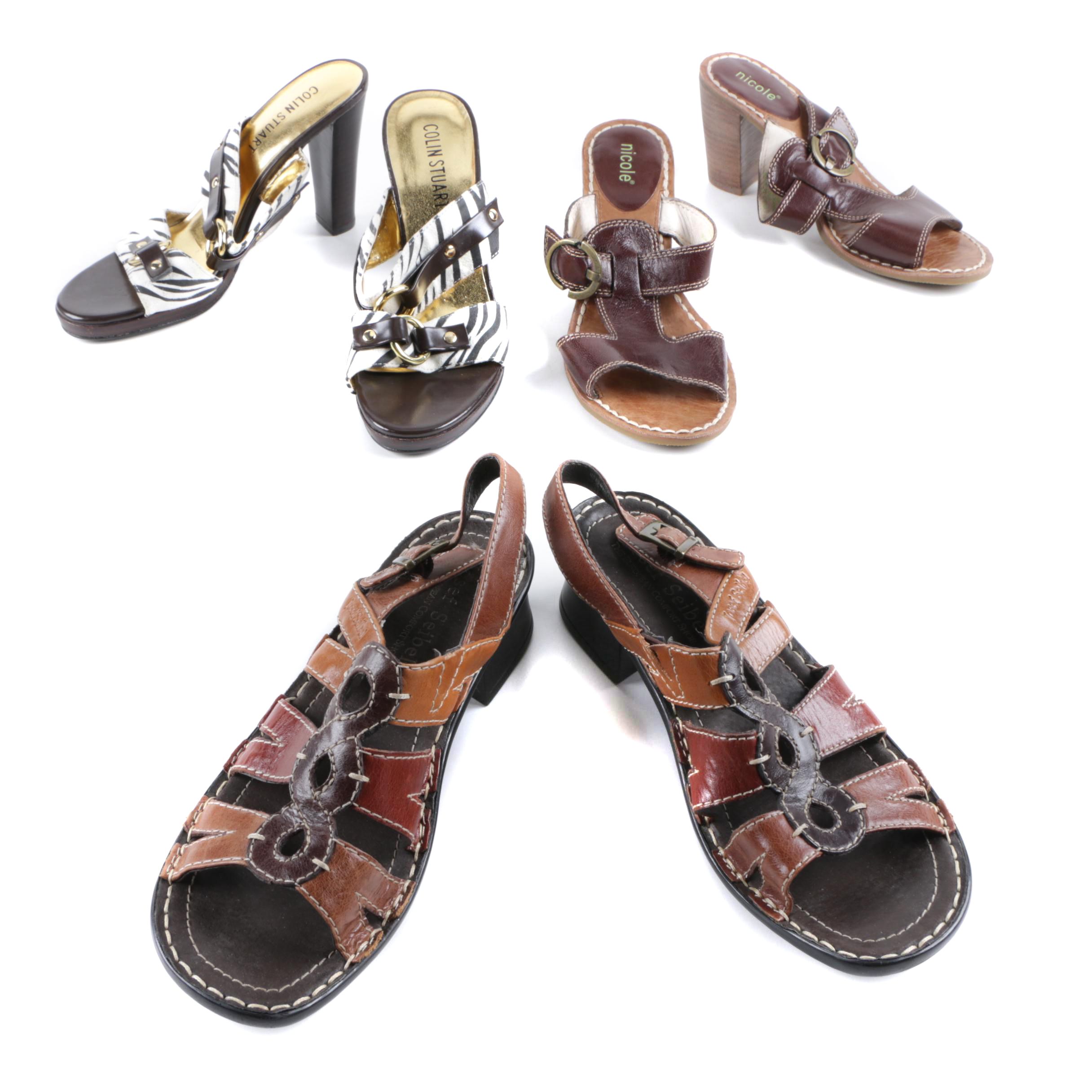 Women's Heeled Sandals Including Colin Stuart and Josef Seibel