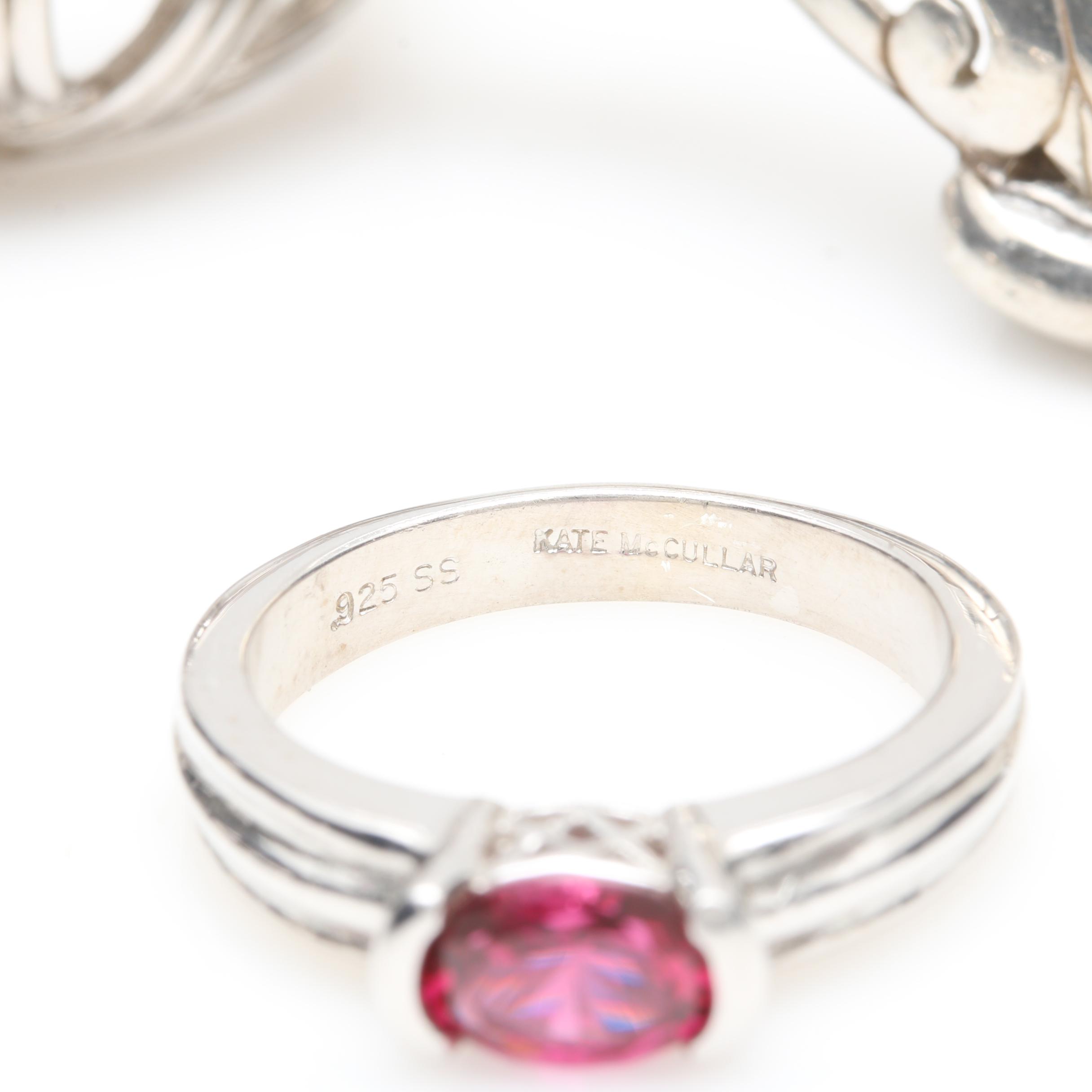 Assorted Sterling Silver Jewelry Including Kate McCullar