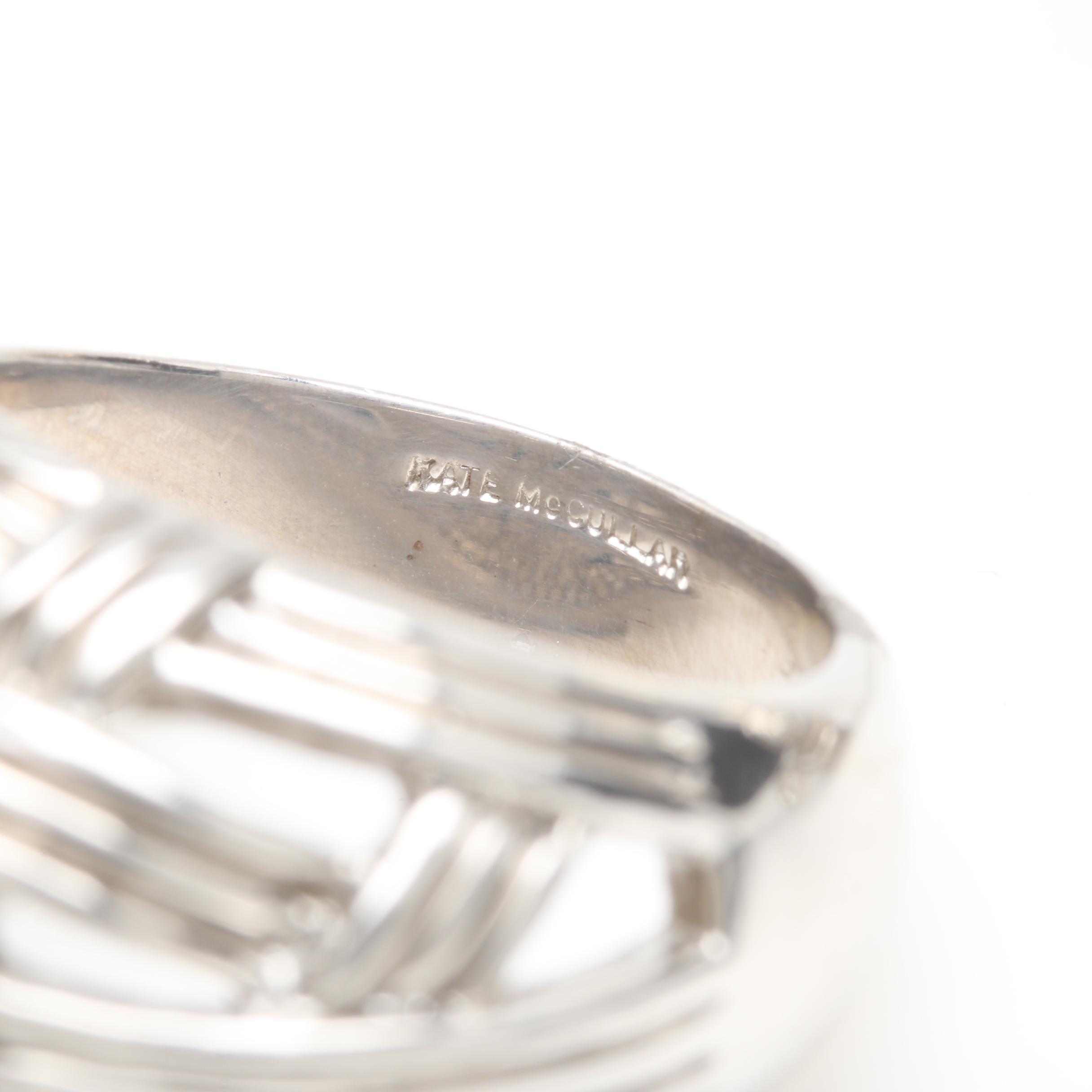 Assorted Sterling Silver Jewelry Including Kate McCullar