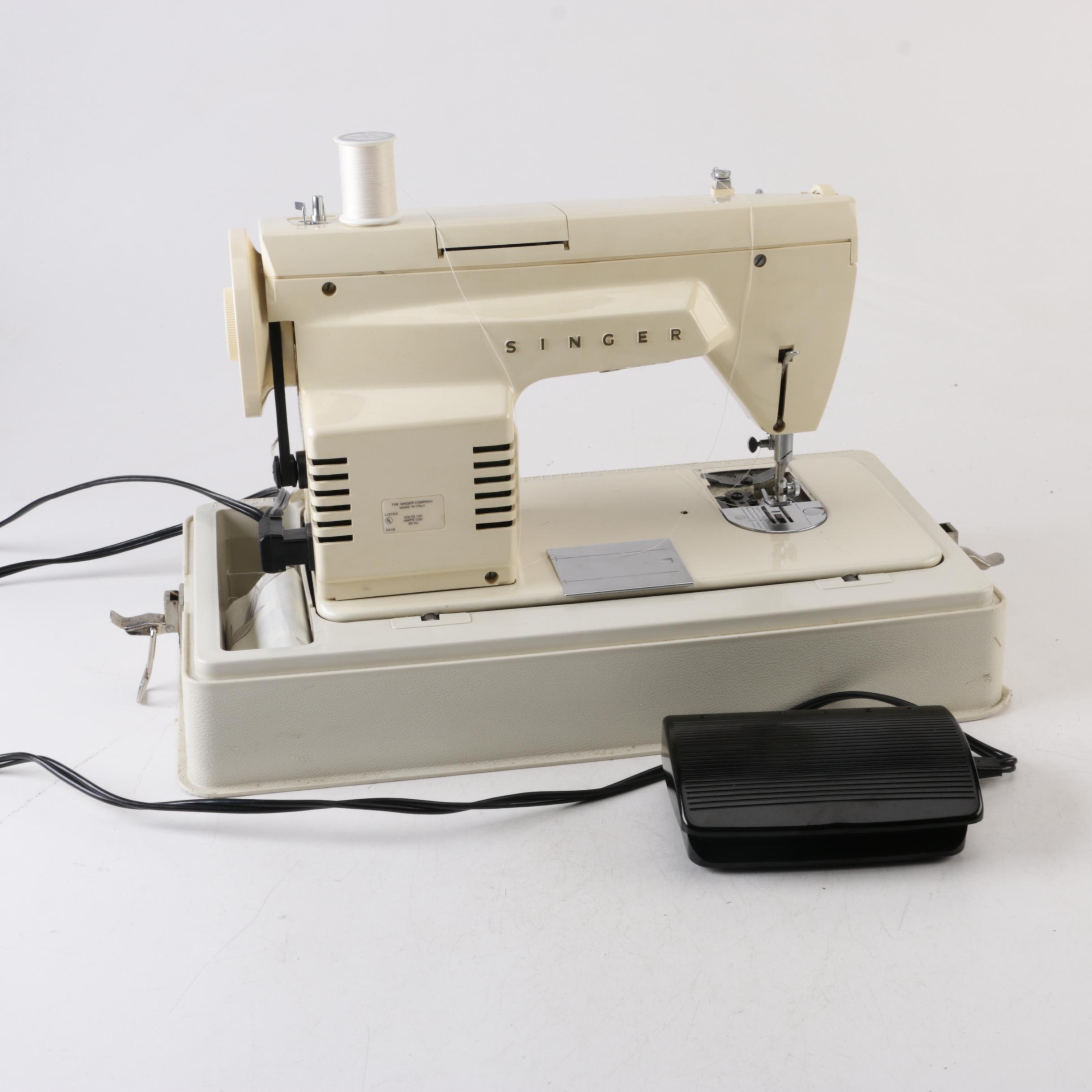 Vintage Singer "Fashion Mate 360" Portable Sewing Machine EBTH