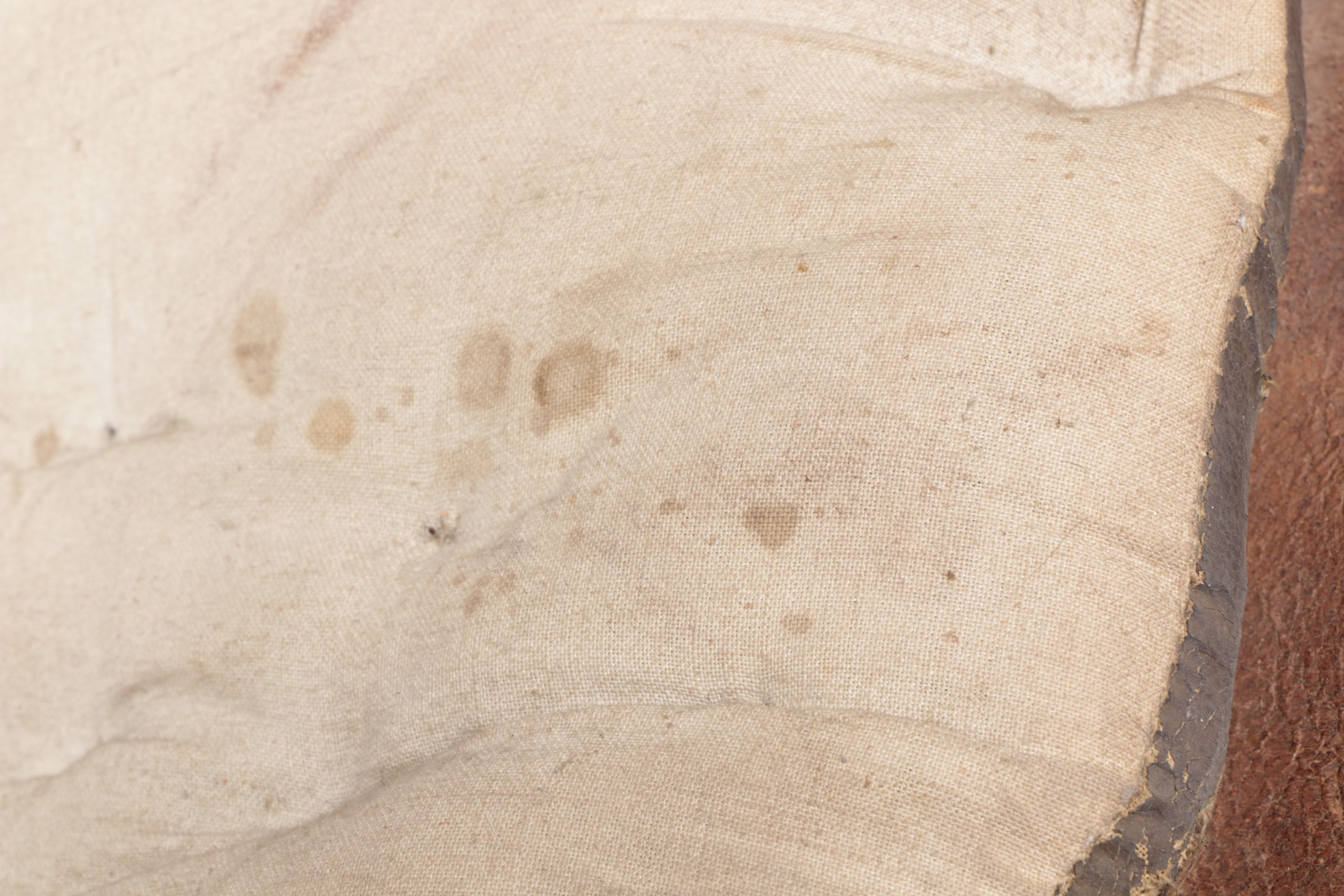 Vintage Brown Leather Side Saddle