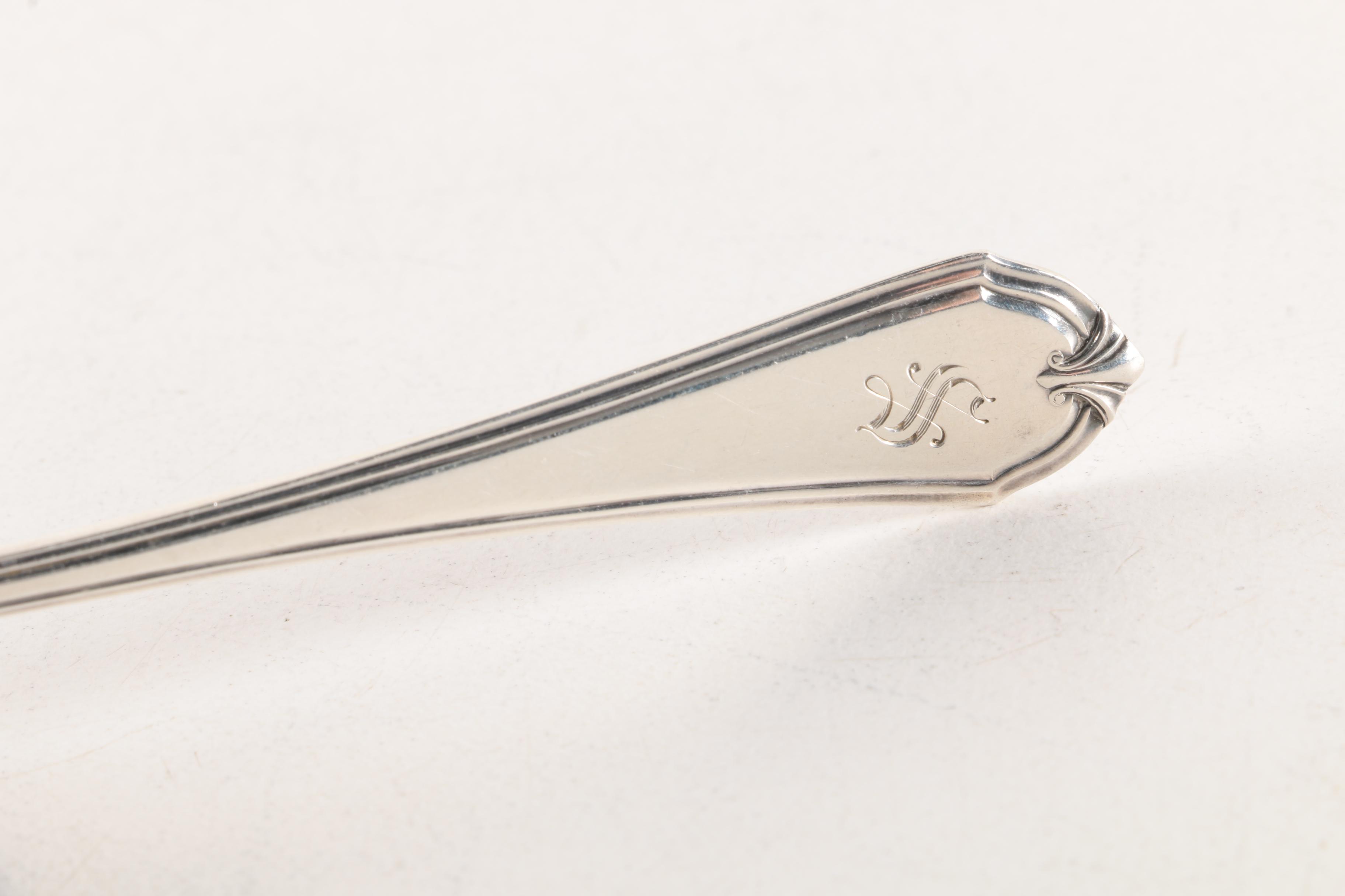 International Silver Co. "Shirley" Sterling Silver Forks and Teaspoons
