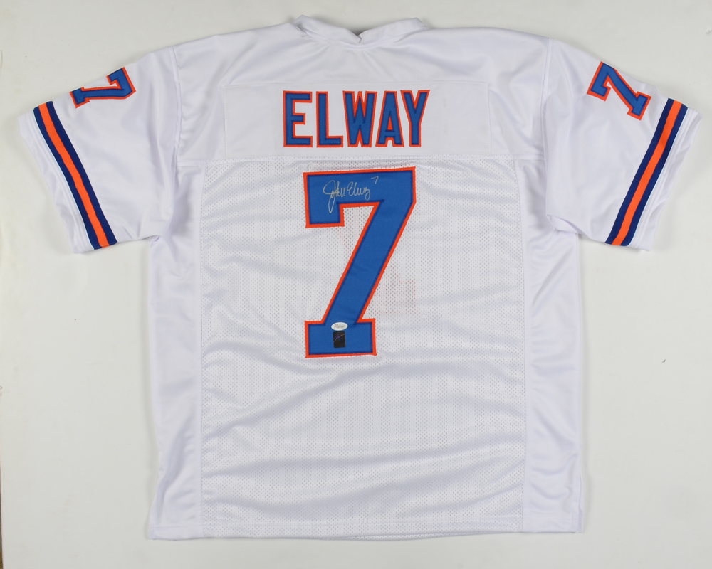 John Elway Signed Broncos Jersey  COA