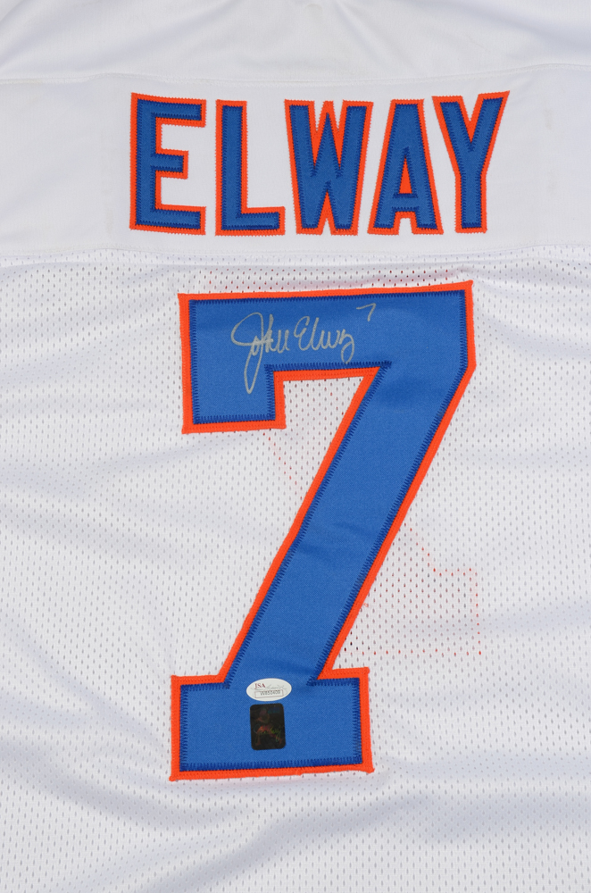 John Elway Signed Broncos Jersey  COA