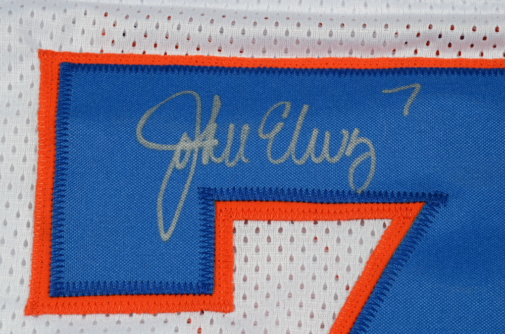 John Elway Signed Broncos Jersey  COA