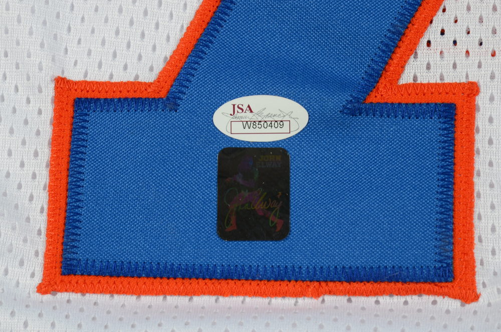 John Elway Signed Broncos Jersey  COA